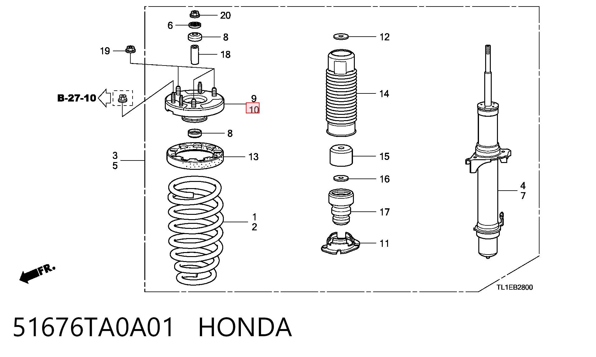 51676TA0A01 Honda