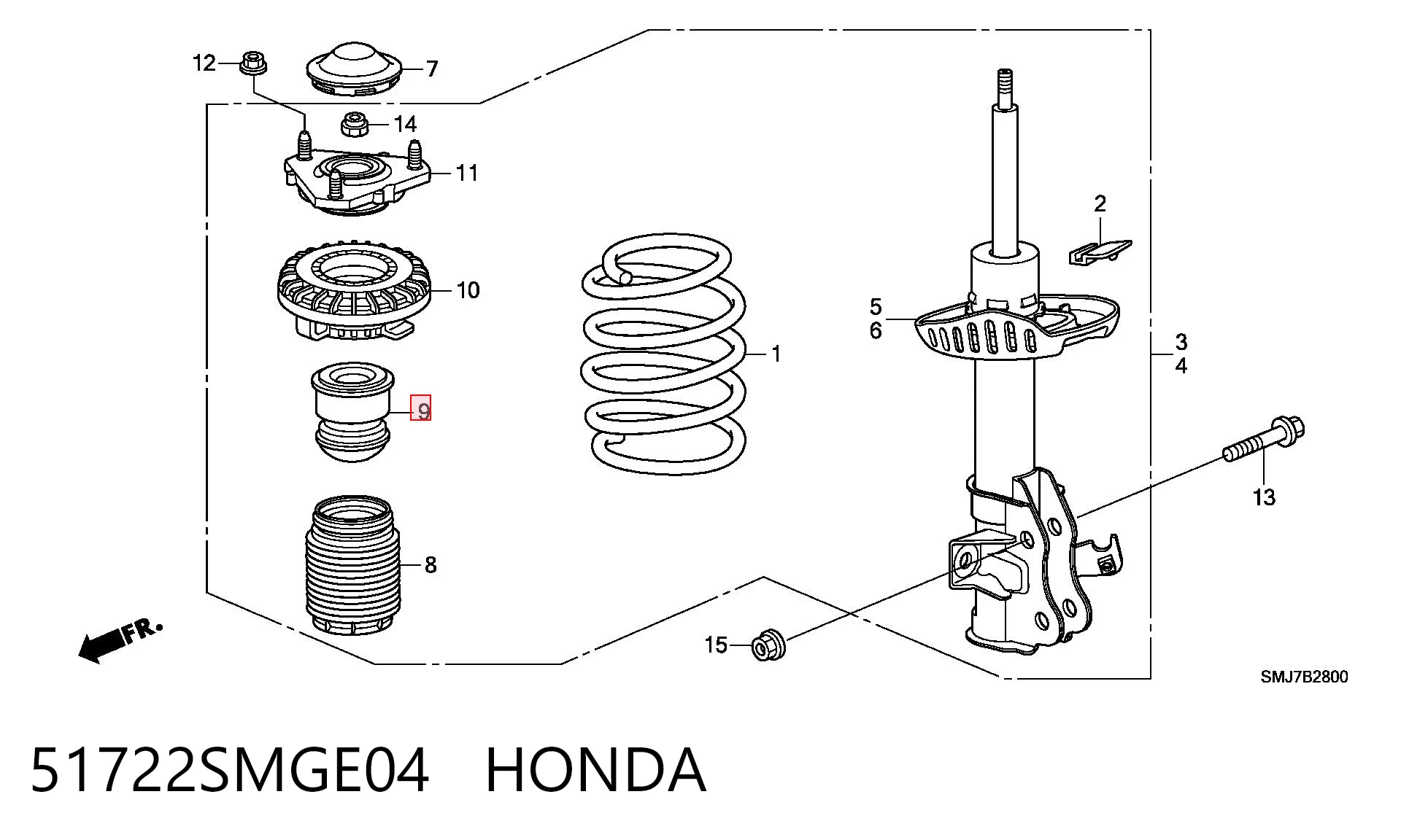 51722SMGE04 Honda