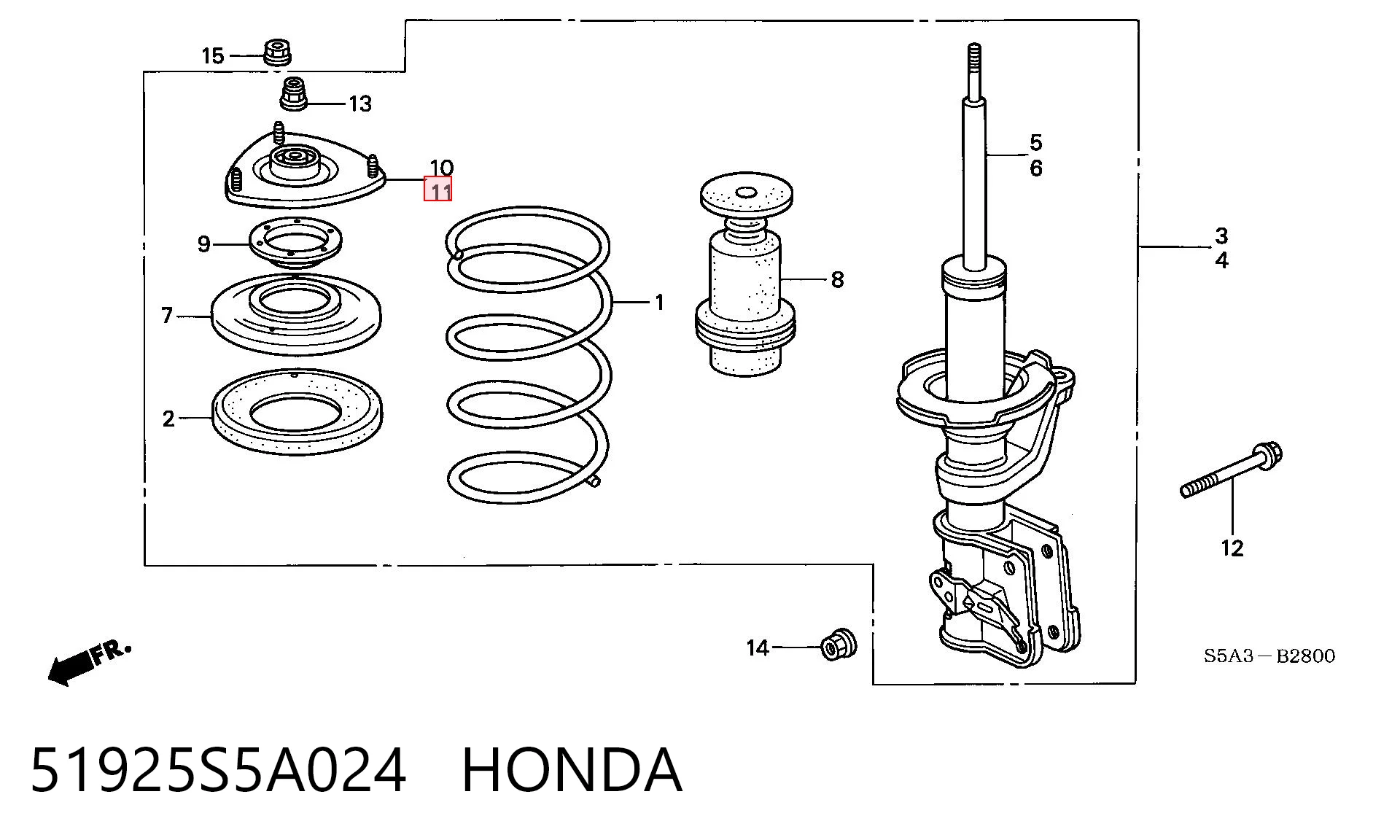 51925S5A024 Honda