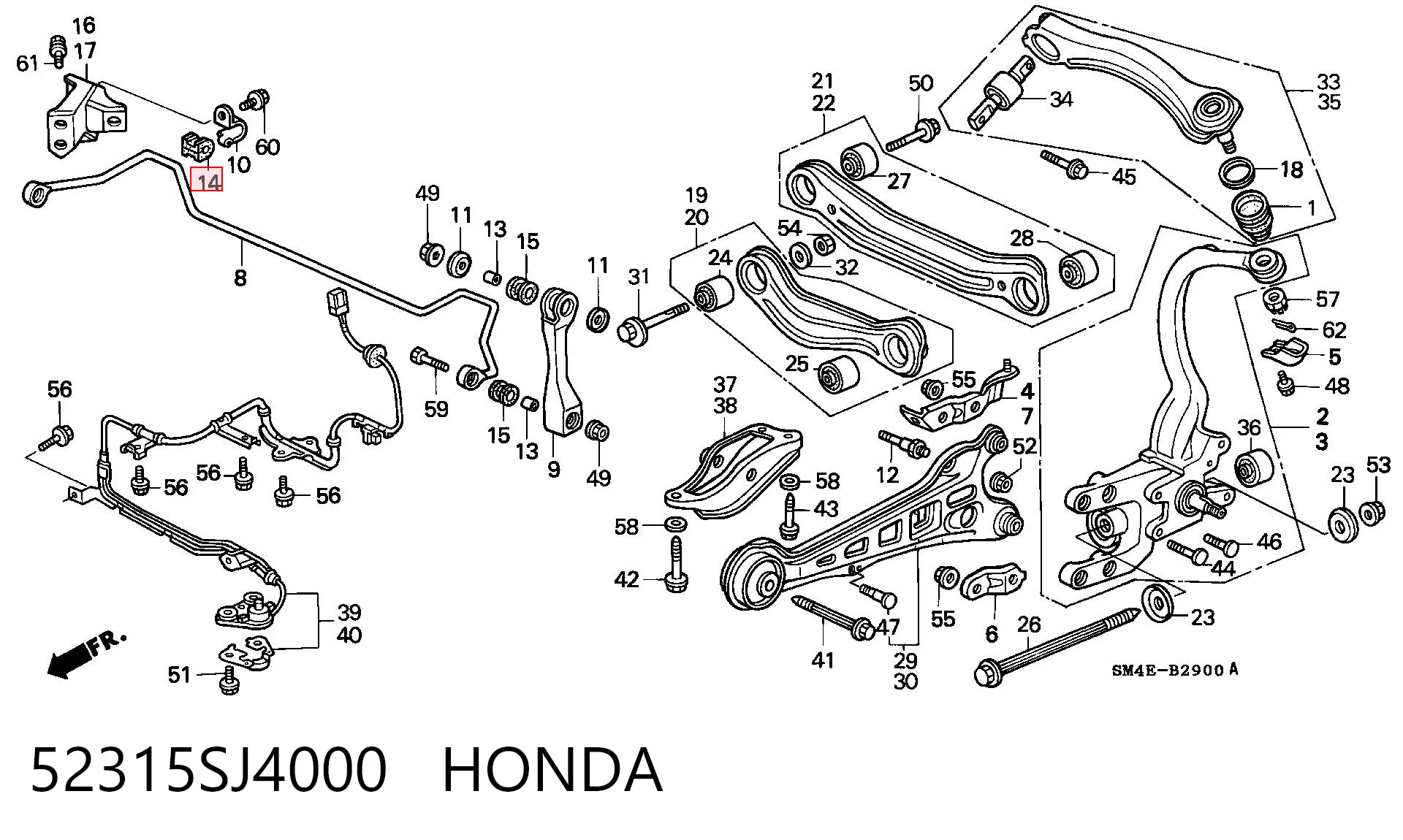 52315SJ4000 Honda