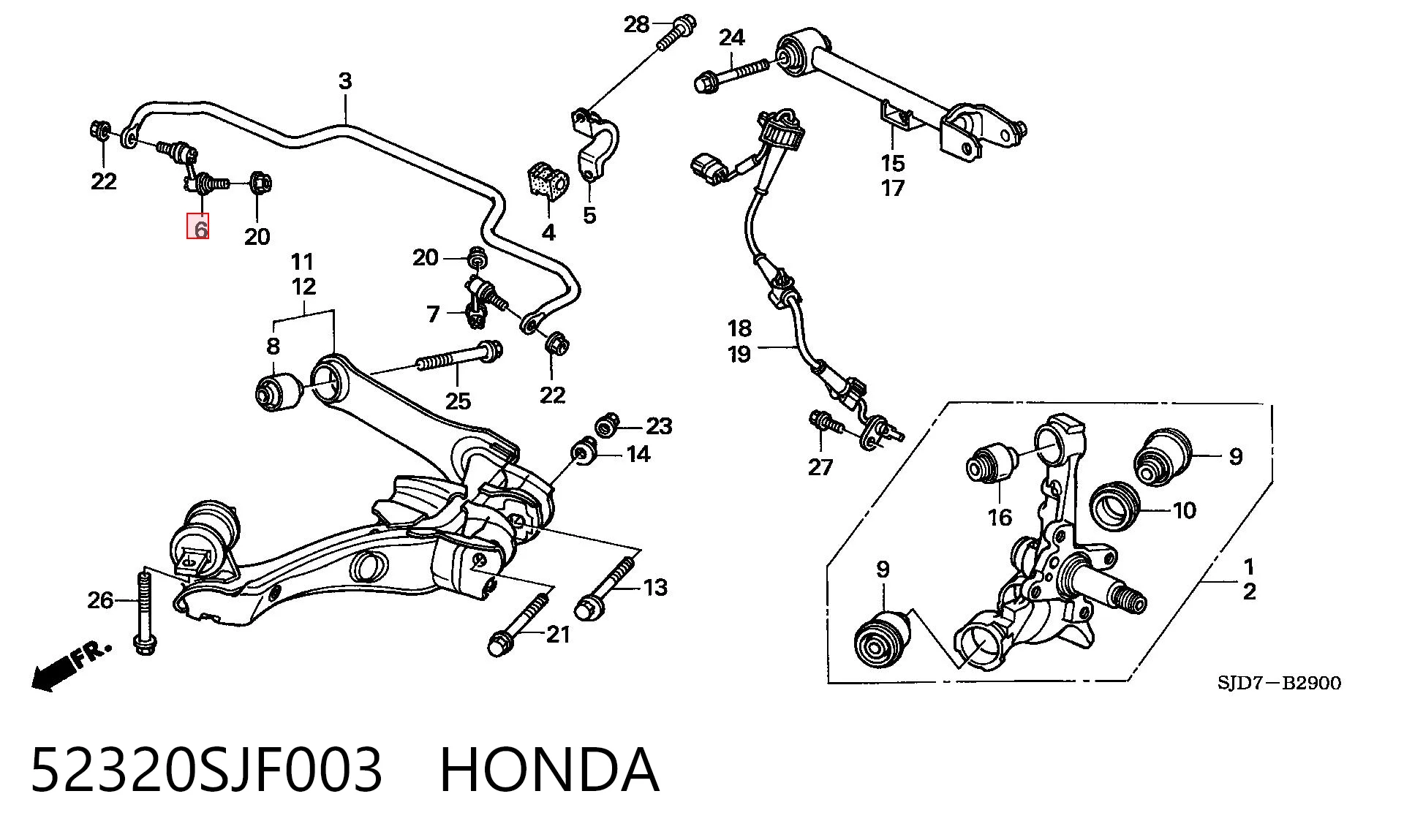 52320SJF003 Honda