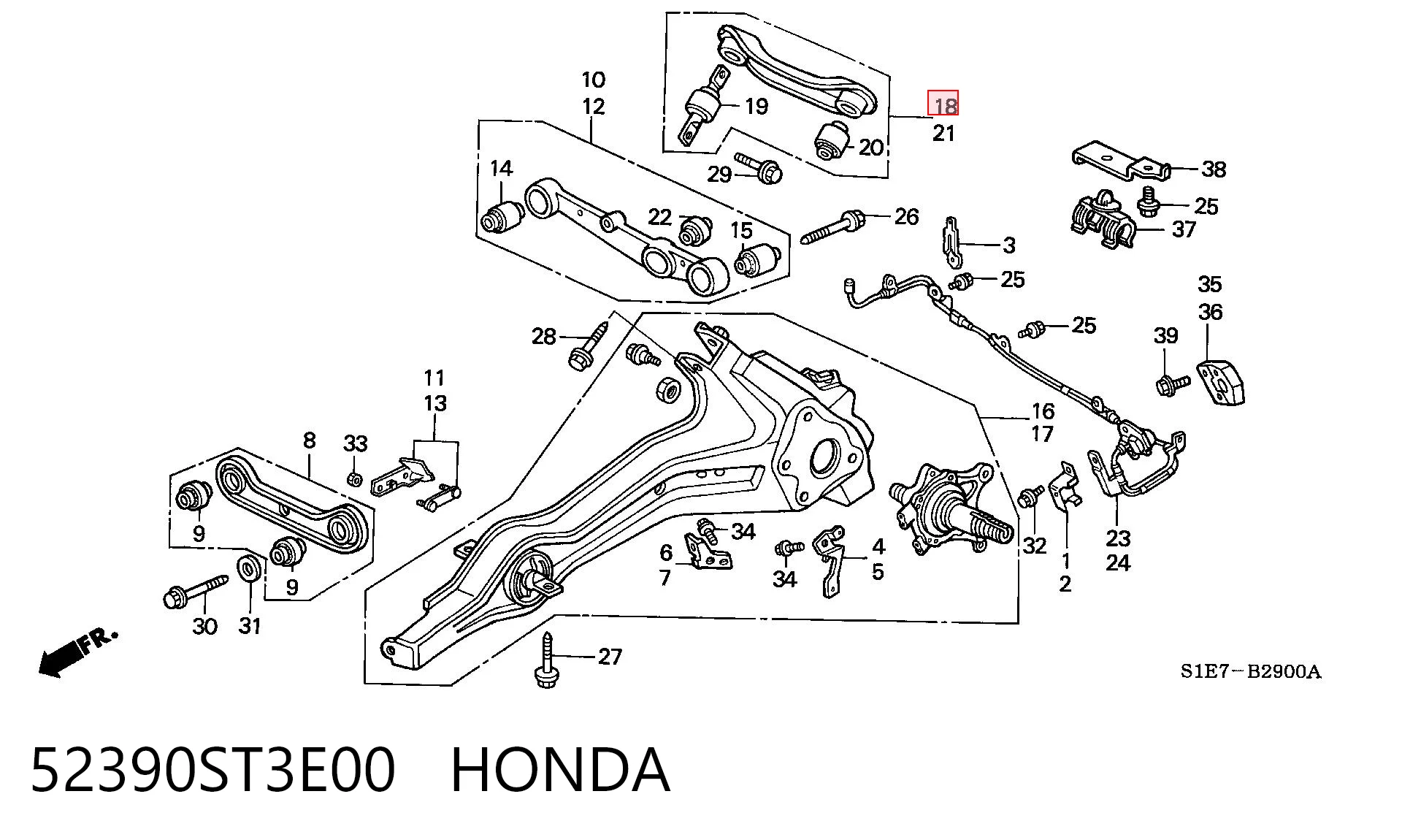 52390ST3E00 Honda