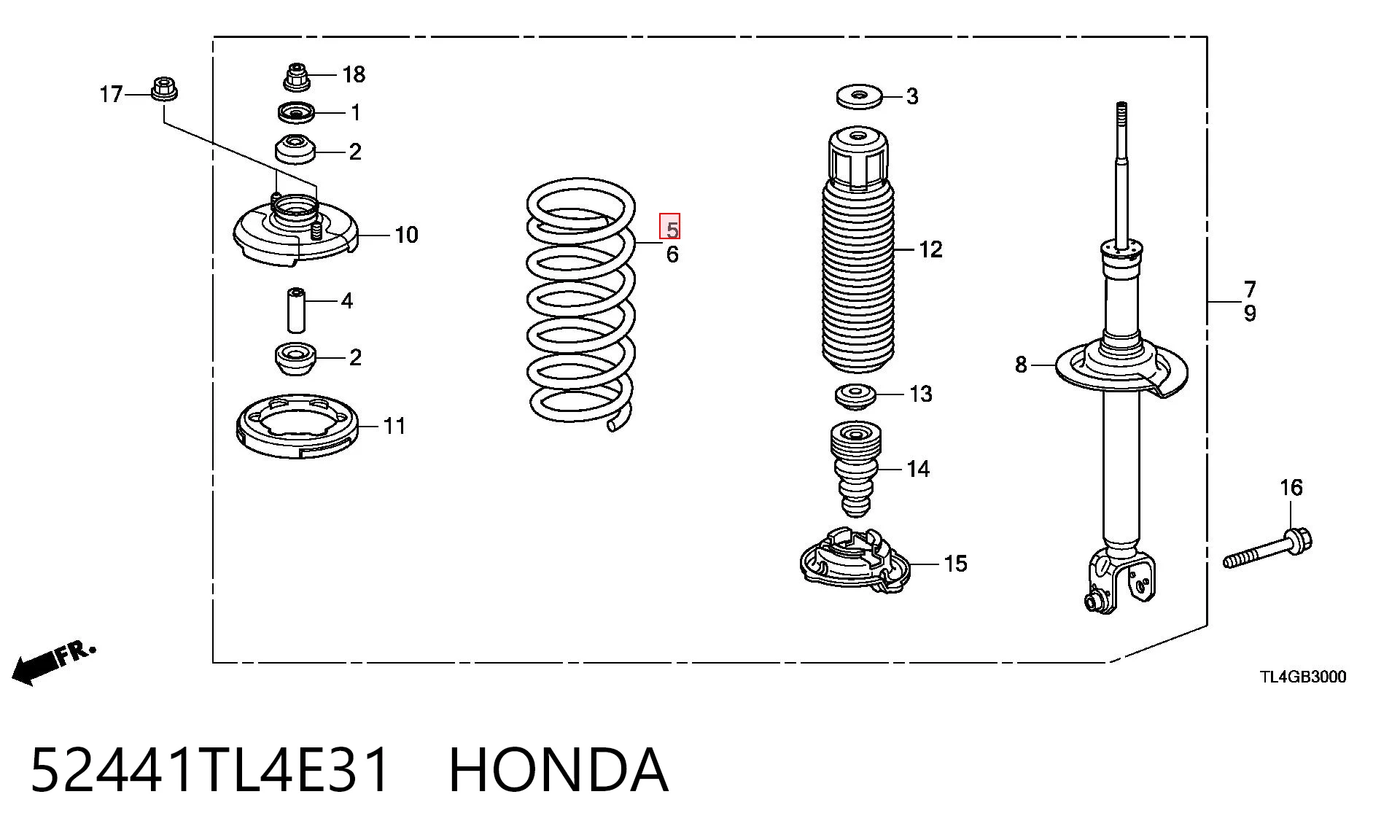 52441TL4E31 Honda