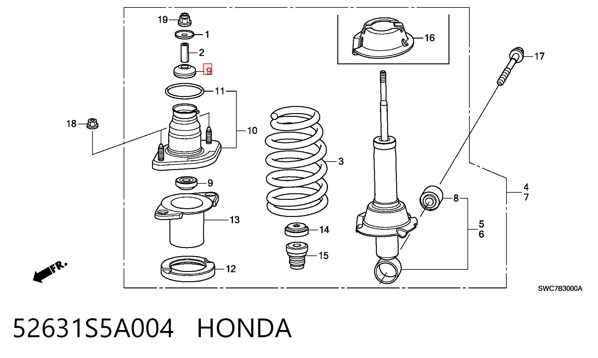52631S5A004 Honda