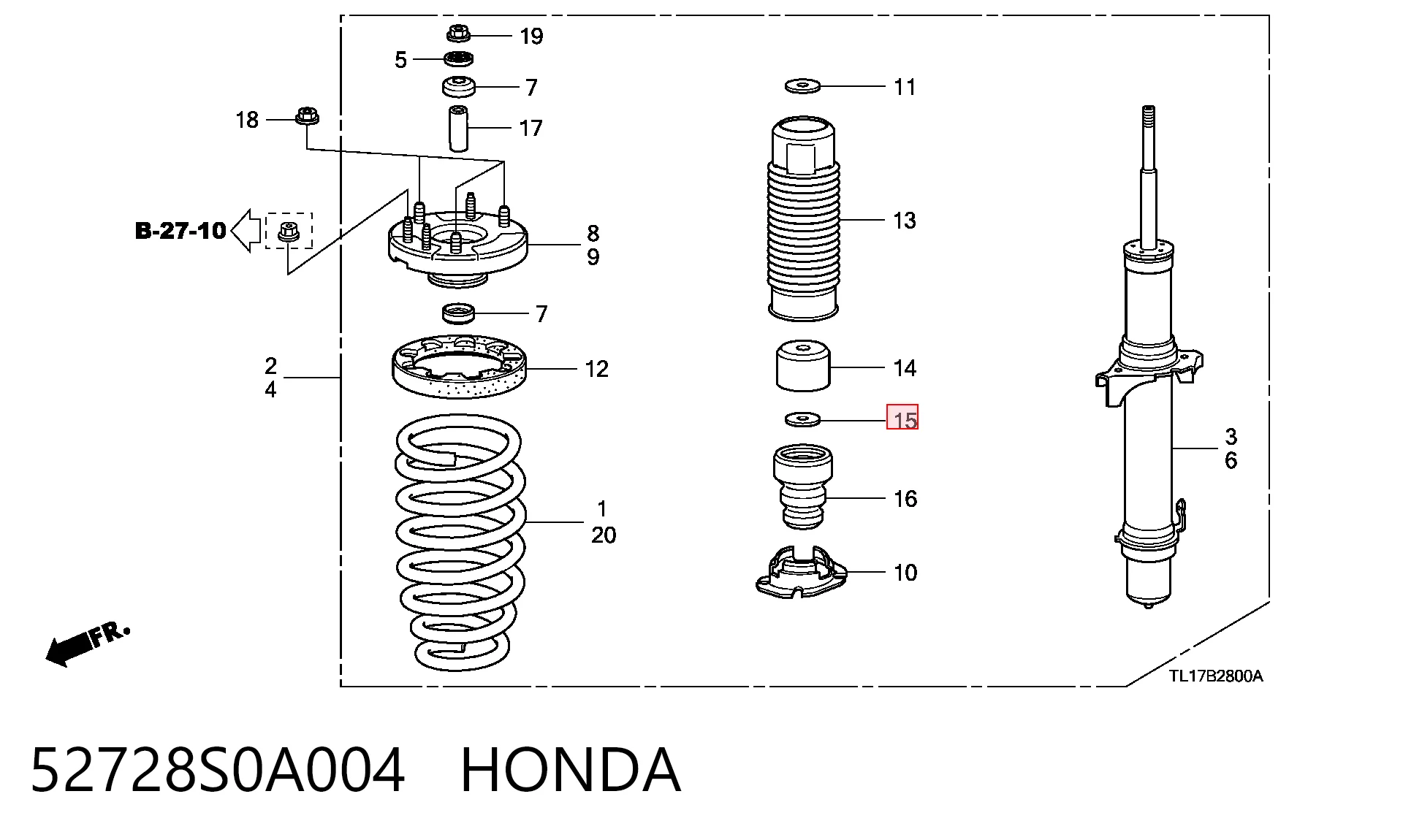 52728S0A004 Honda