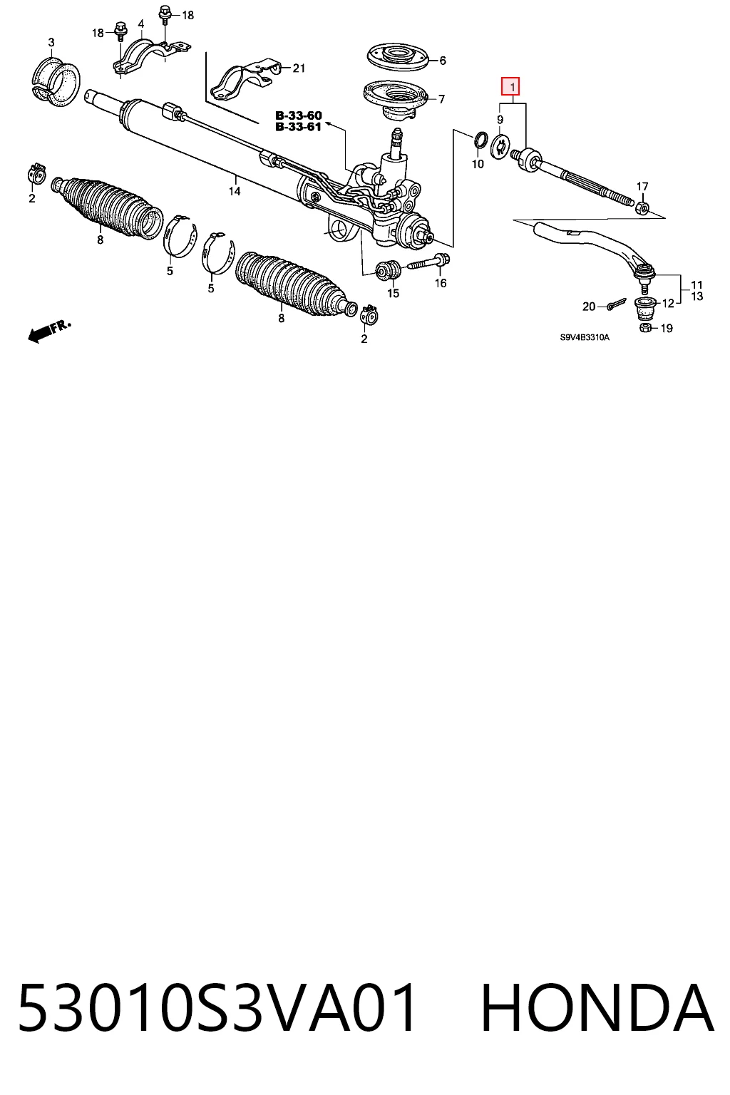 53010S3VA01 Honda