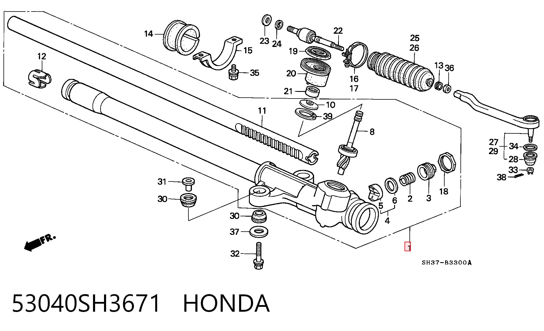 53040SH3671 Honda