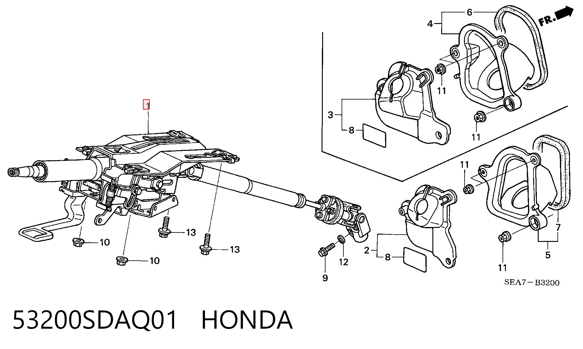 53200SDAQ01 Honda