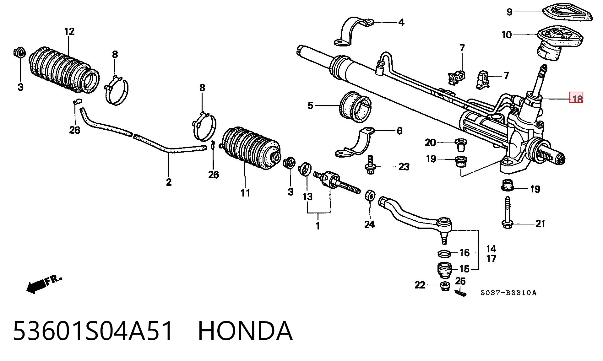 Compre Cremalheira da direção Honda Civic 6