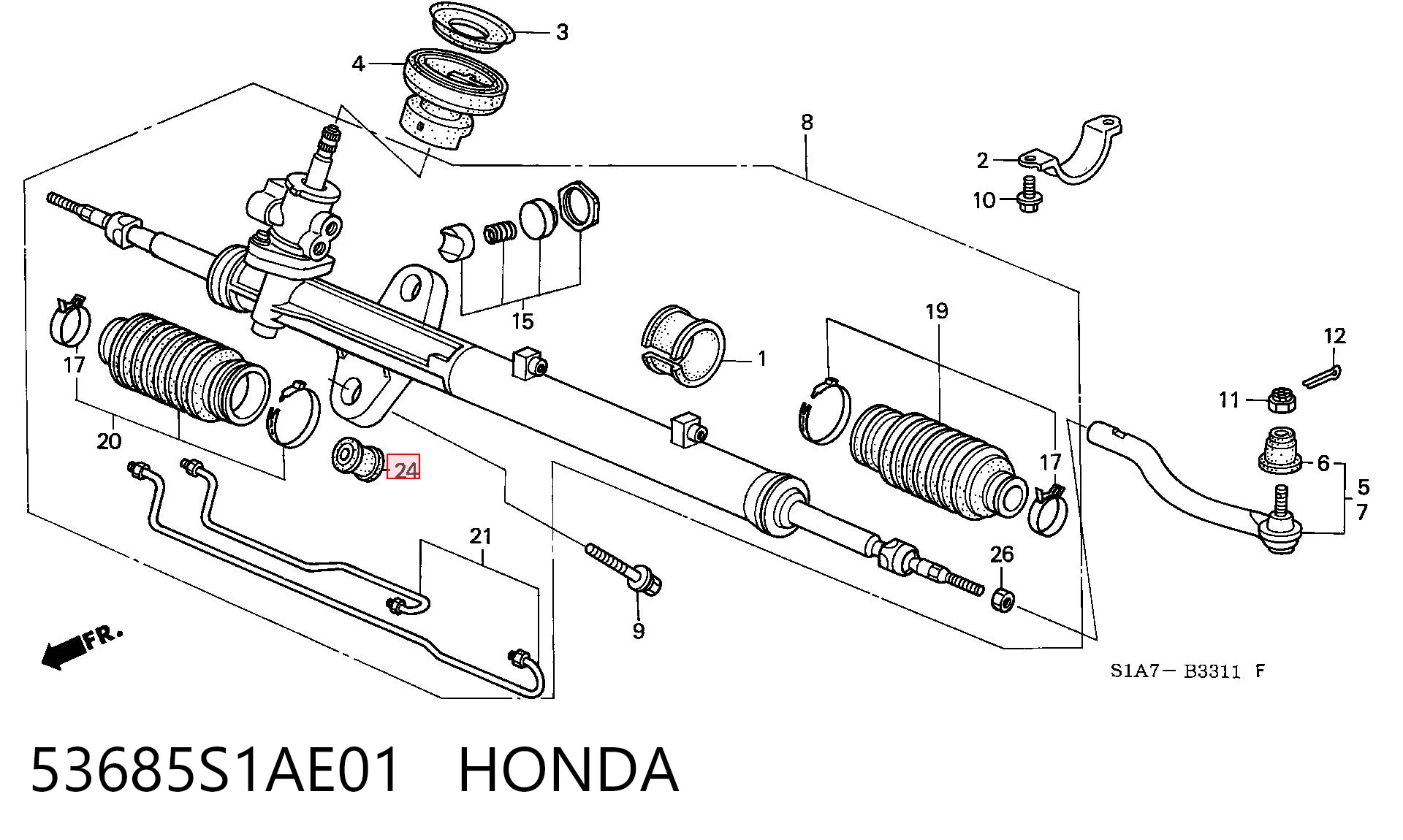 53685S1AE01 Honda