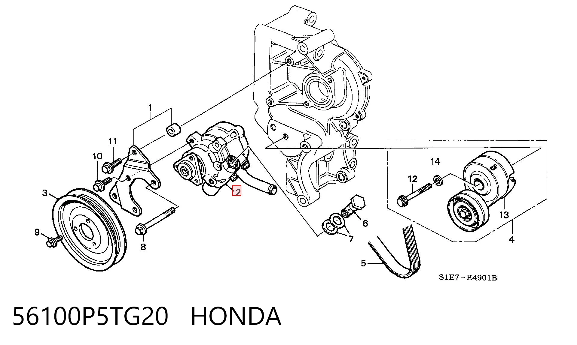 Bomba da Direção hidrâulica assistida Honda Accord preço, a partir de 140,46 USD