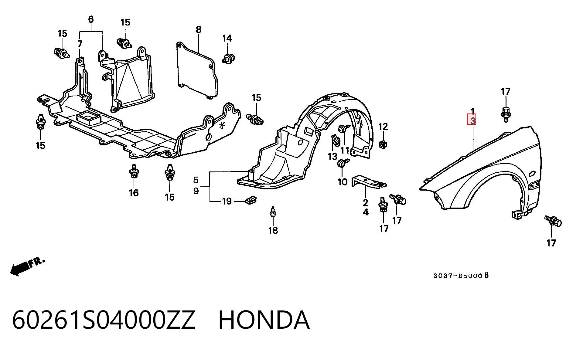 Compre Pára-lama dianteiro esquerdo Honda Civic 6