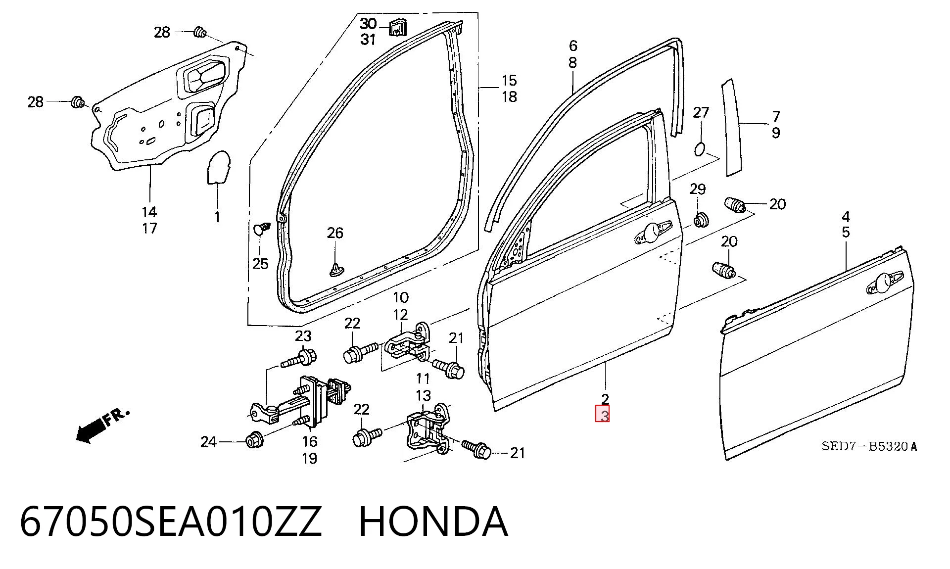 67050SEA010ZZ Honda