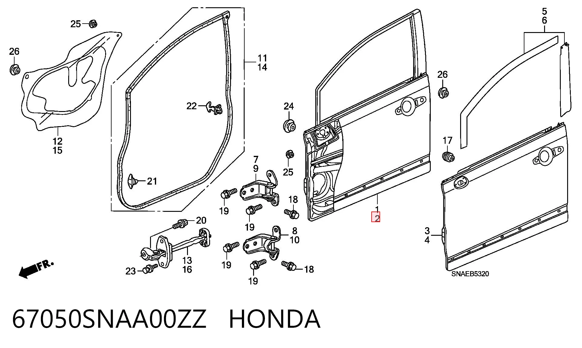 67050SNAA00ZZ Honda
