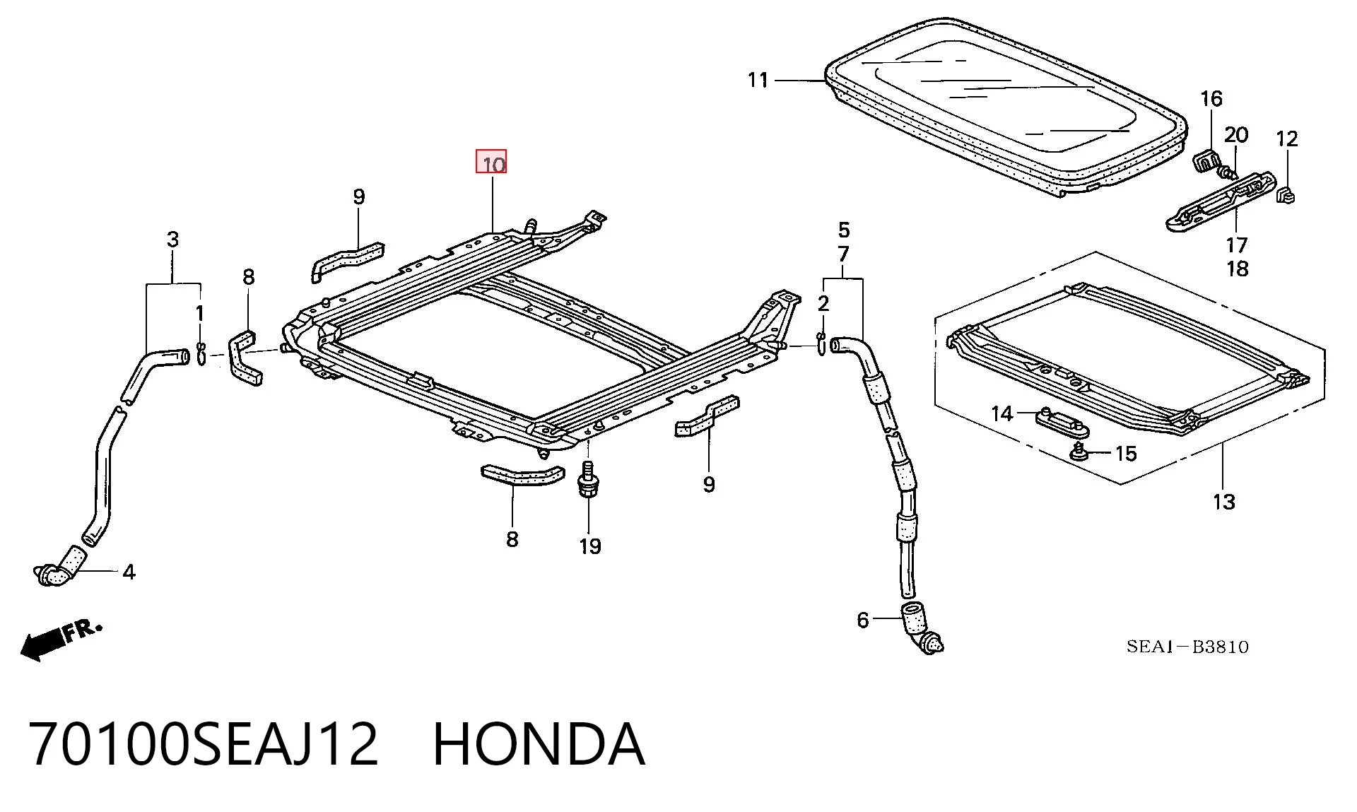 70100SEAJ12 Honda