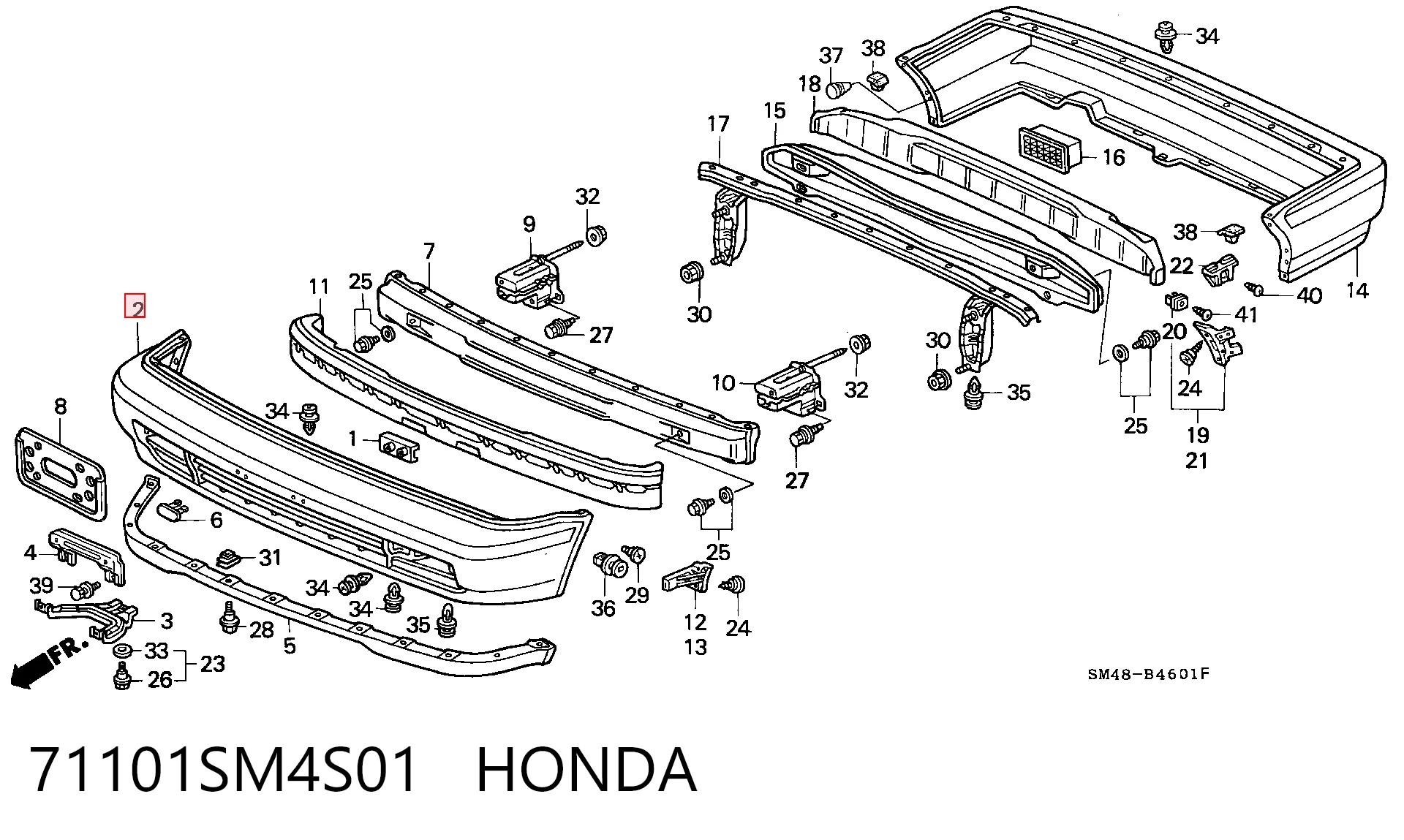 71101SM4S01 Honda
