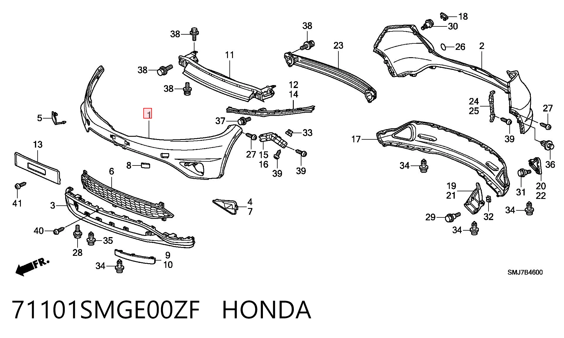 Compre Pára-choque dianteiro Honda Civic 8