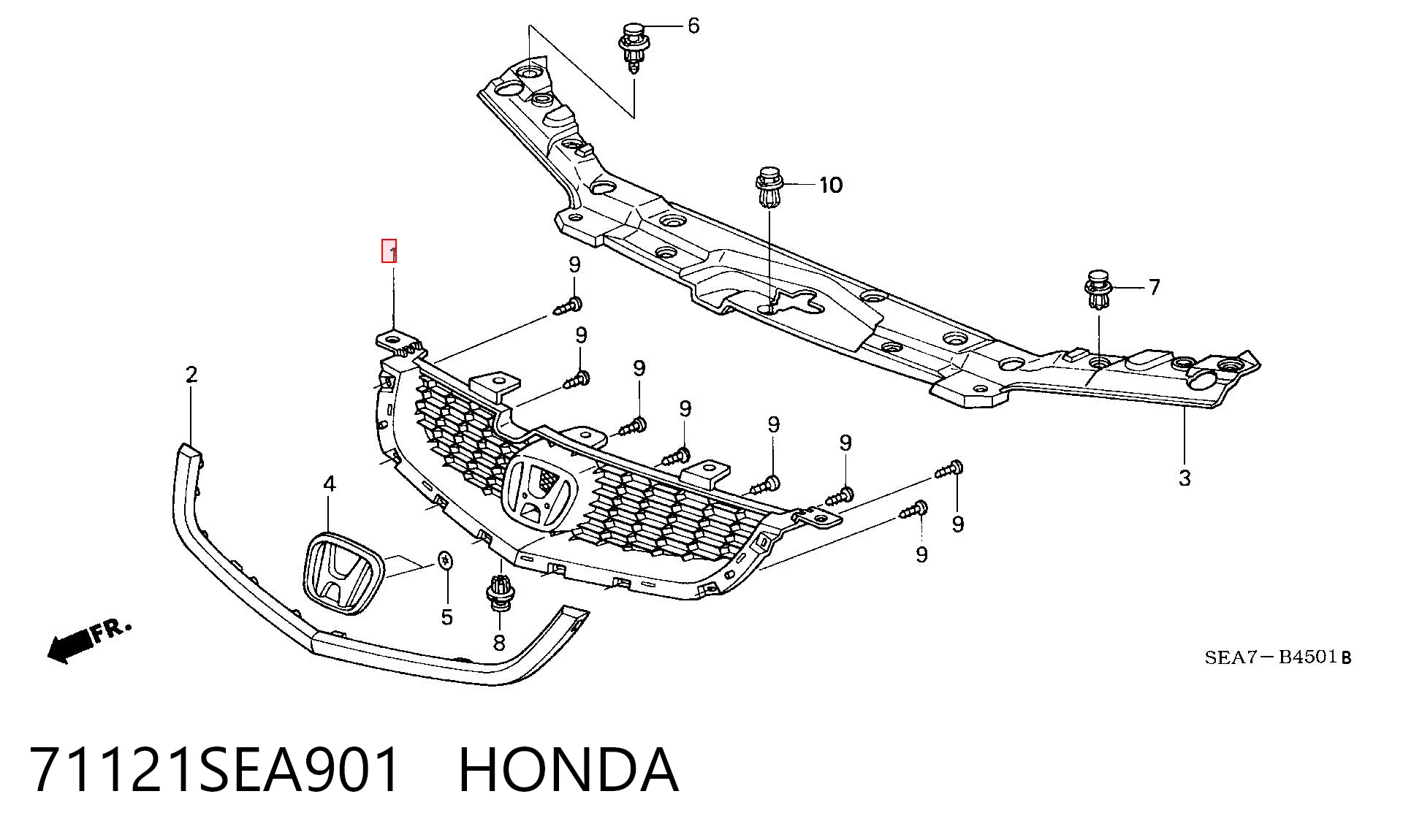71121SEA901 Honda