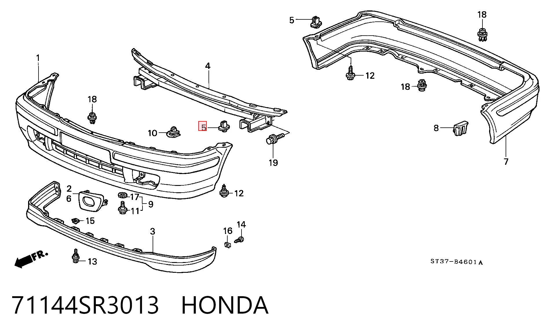 71144SR3013 Honda 