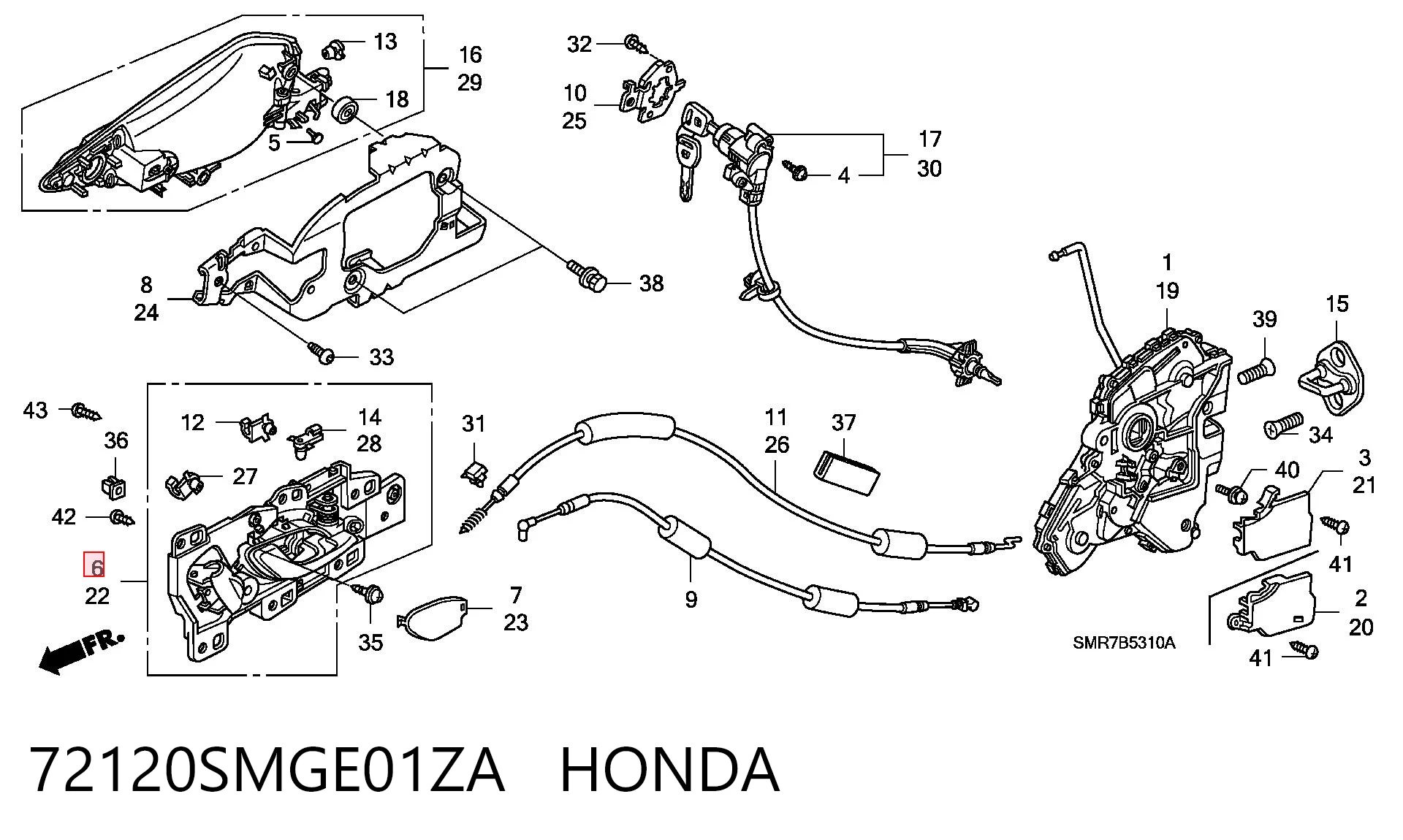 72120SMGE01ZA Honda
