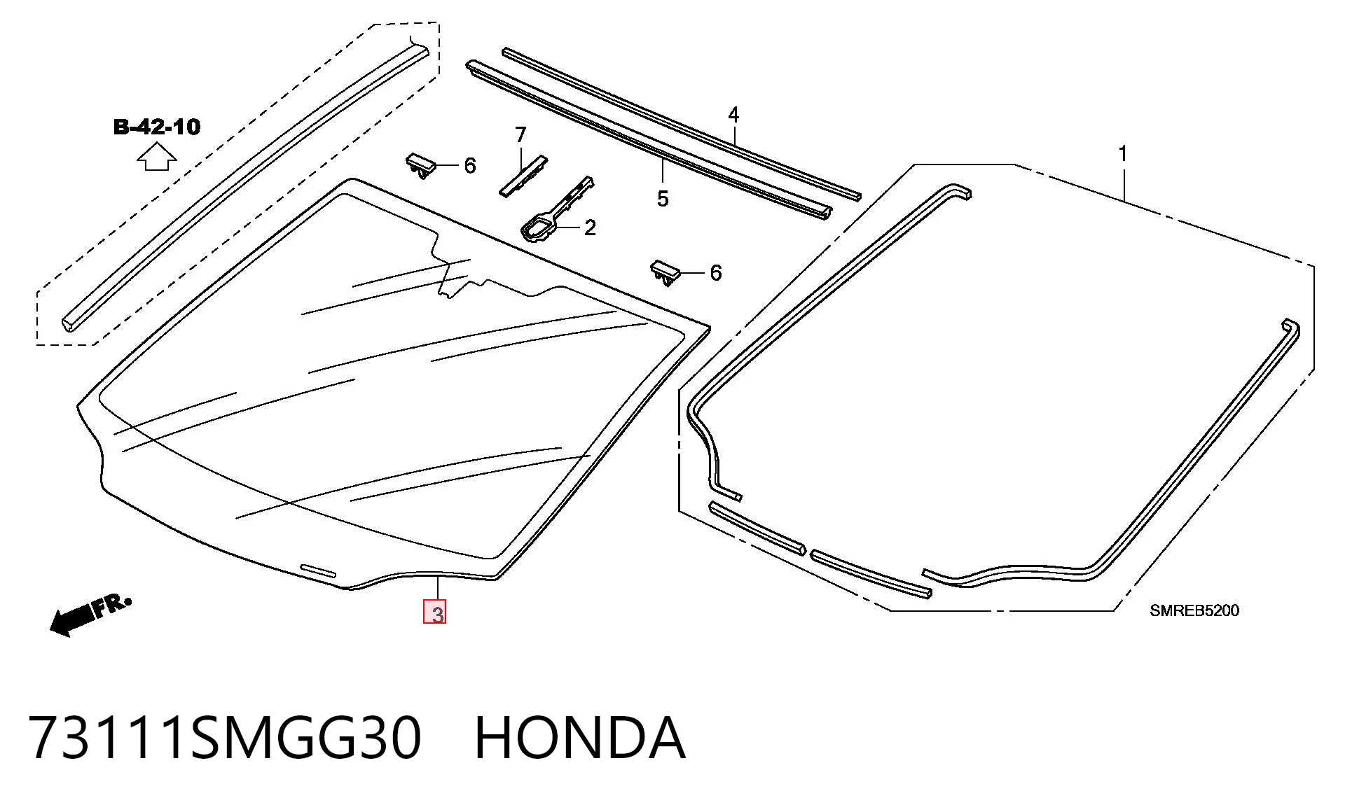 Pára-brisas Honda Civic preço, a partir de 139,69 USD