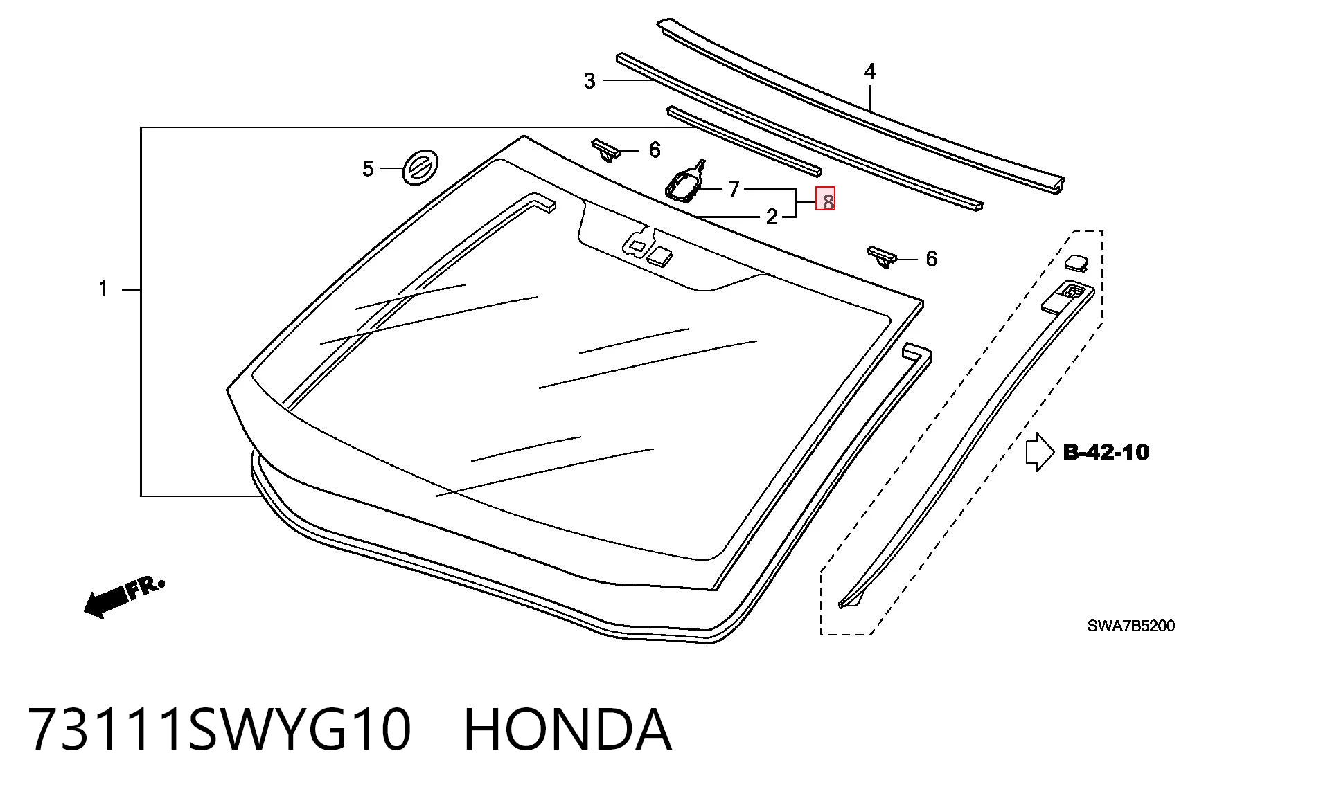 Compre Pára-brisas Honda CR-V 3