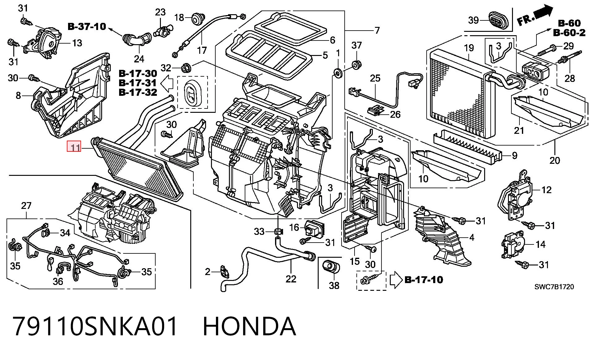 79110SNKA01 Honda