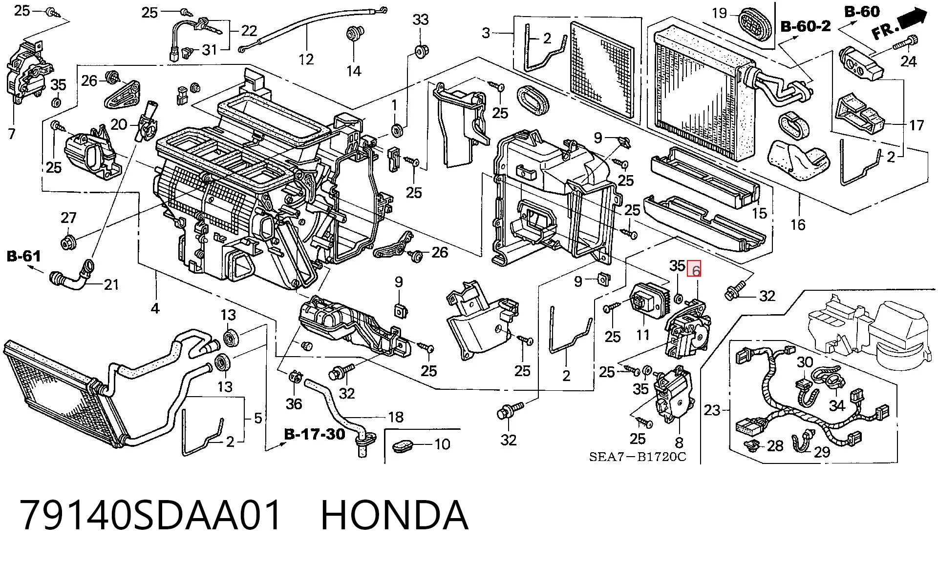 79140SDAA01 Honda 