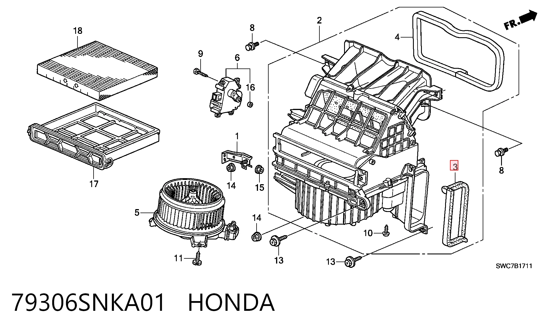 79306SNKA01 Honda