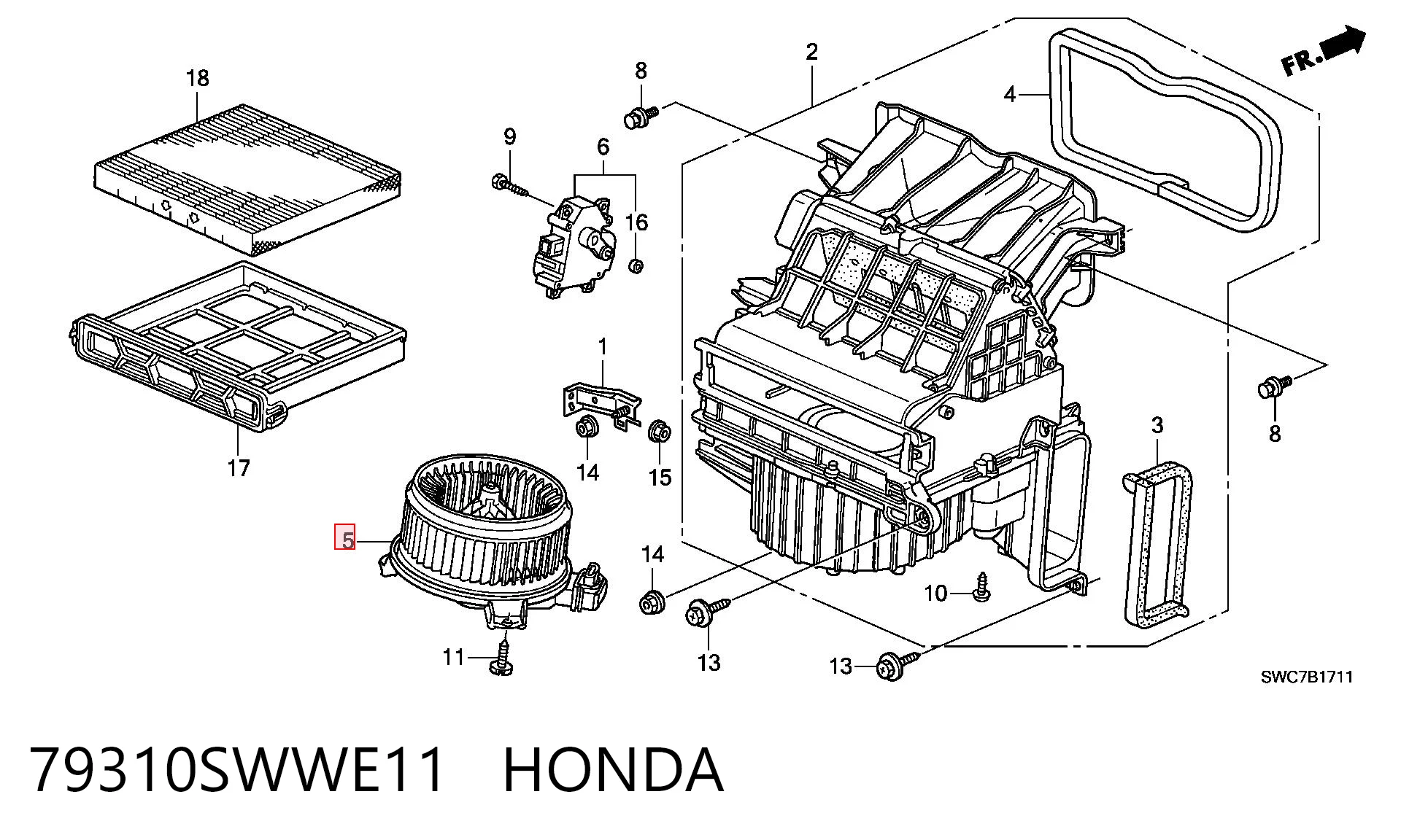 79310SWWE11 Honda