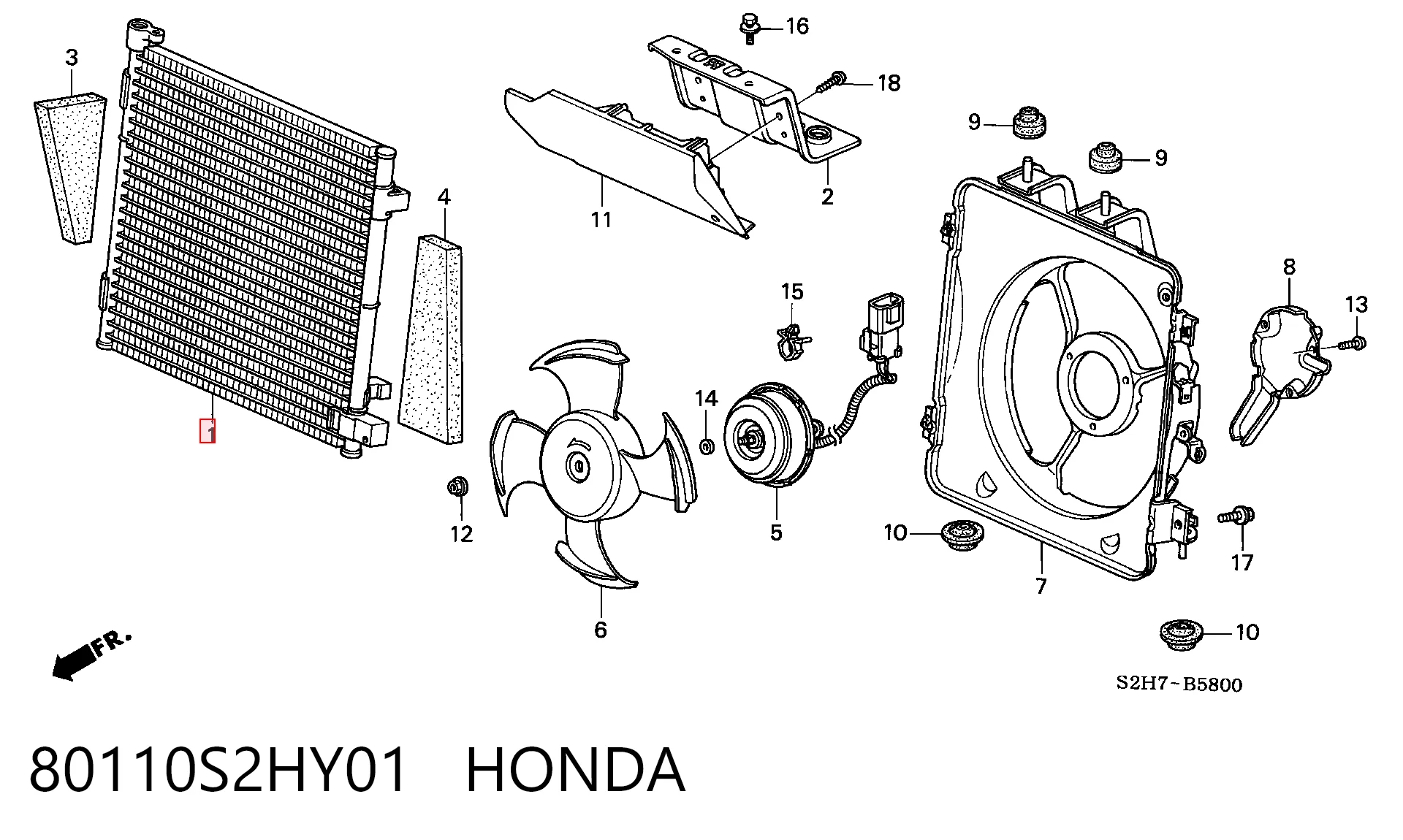 Compre Radiador de aparelho de ar condicionado Honda HR-V 