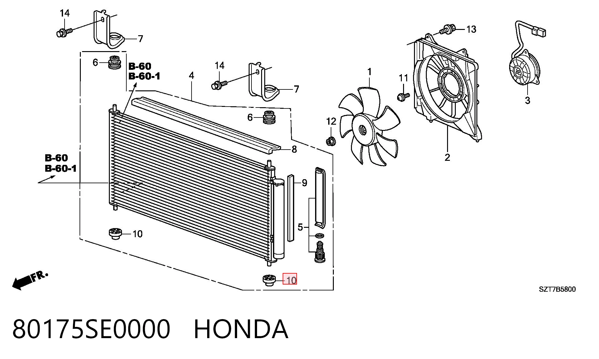 80175SE0000 Honda 