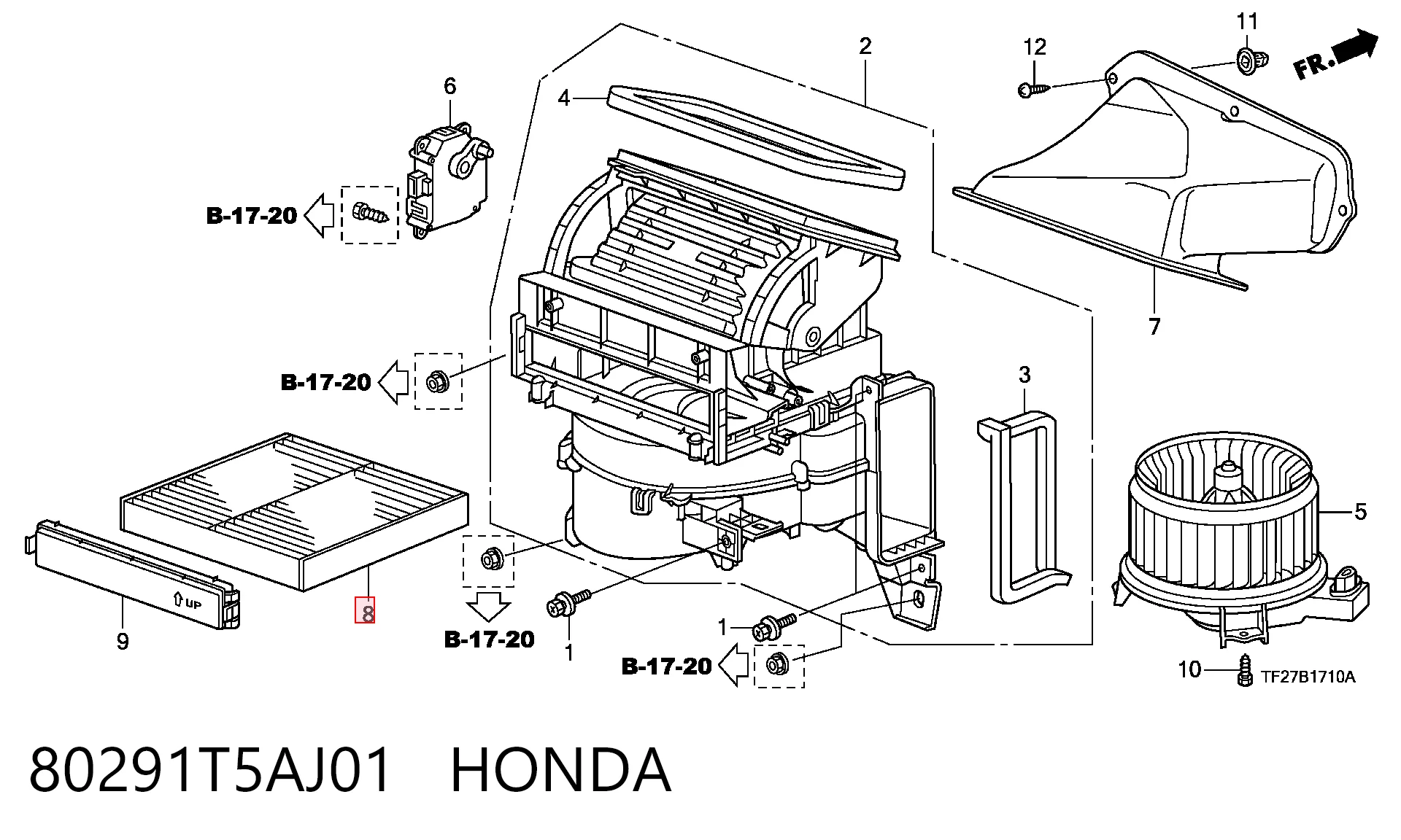 80291T5AJ01 Honda