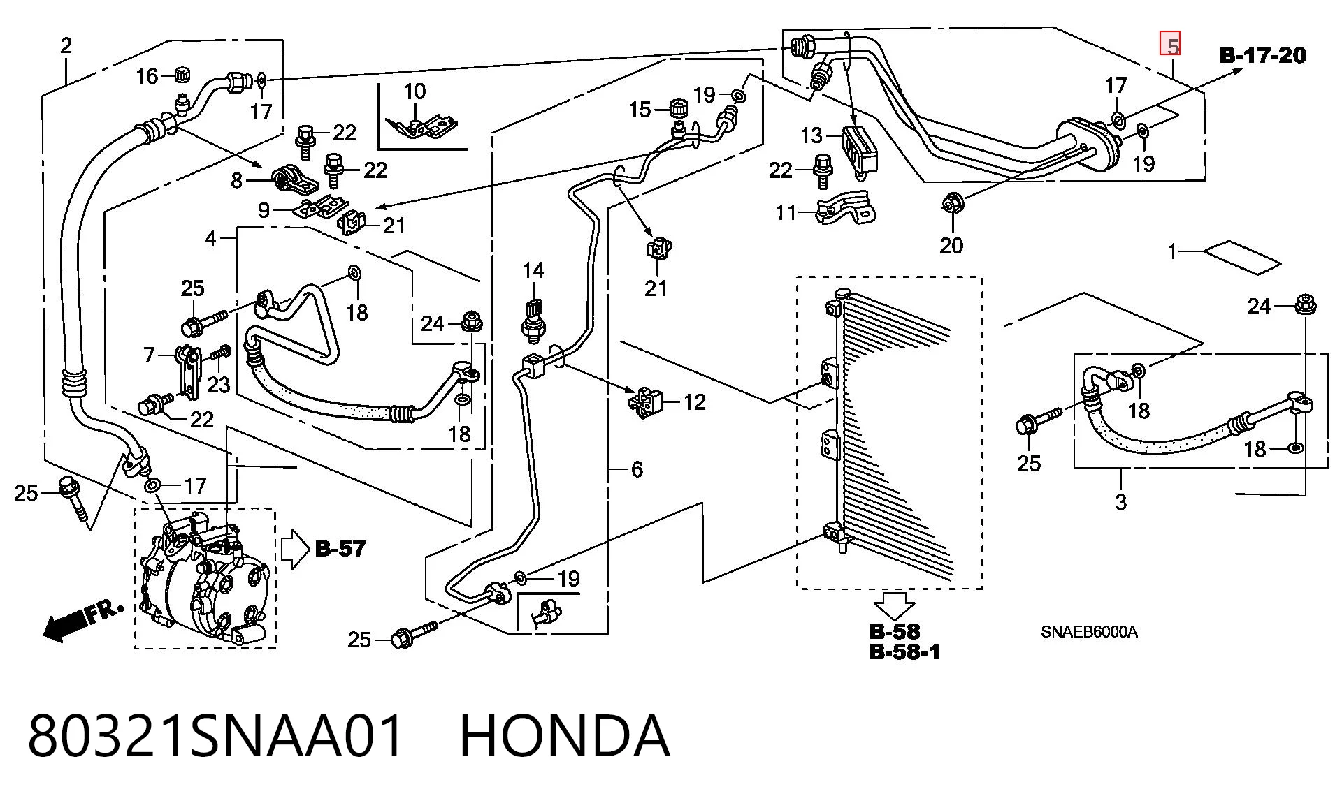 80321SNAA01 Honda 