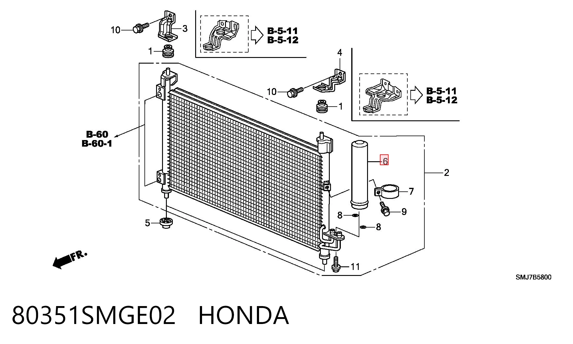 80351SMGE02 Honda