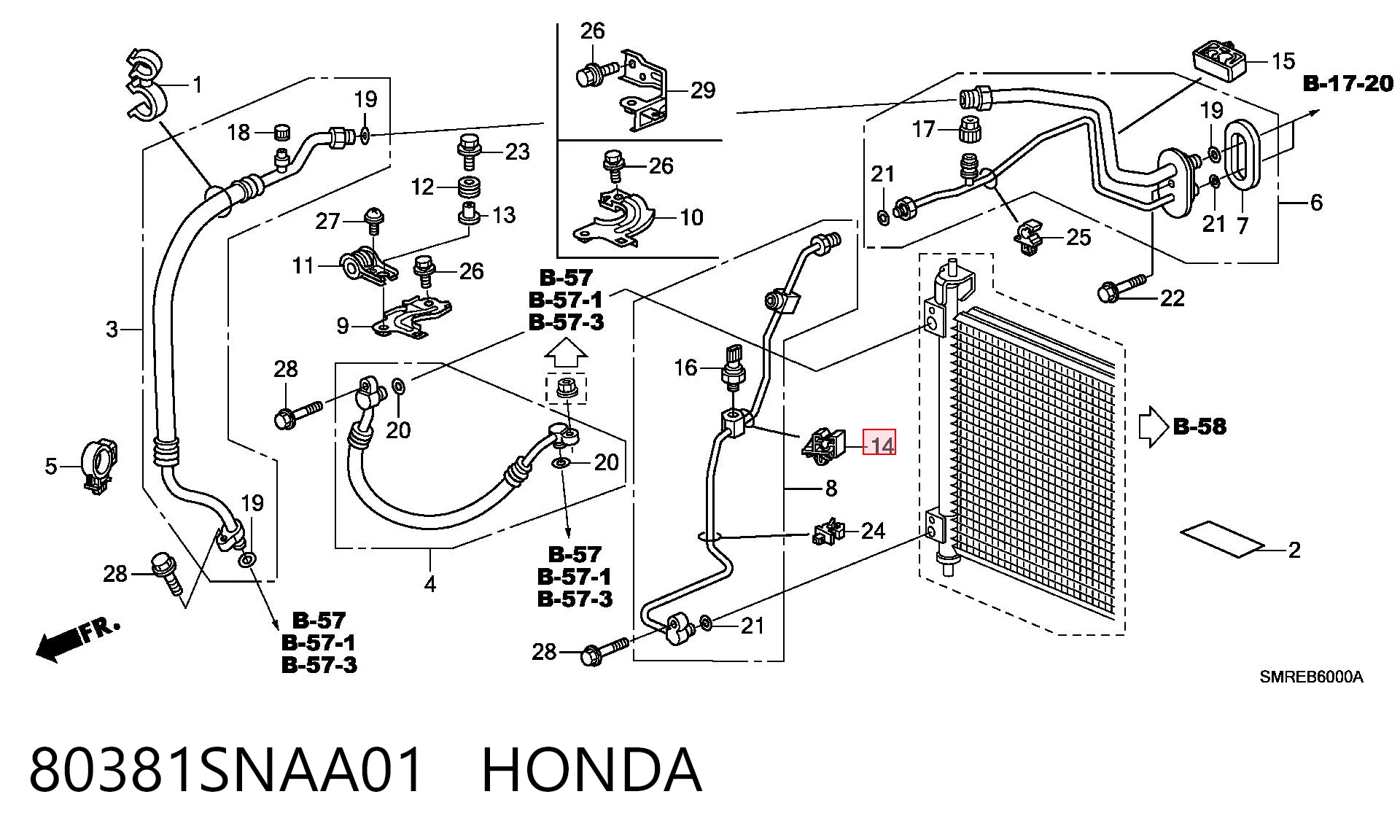 80381SNAA01 Honda