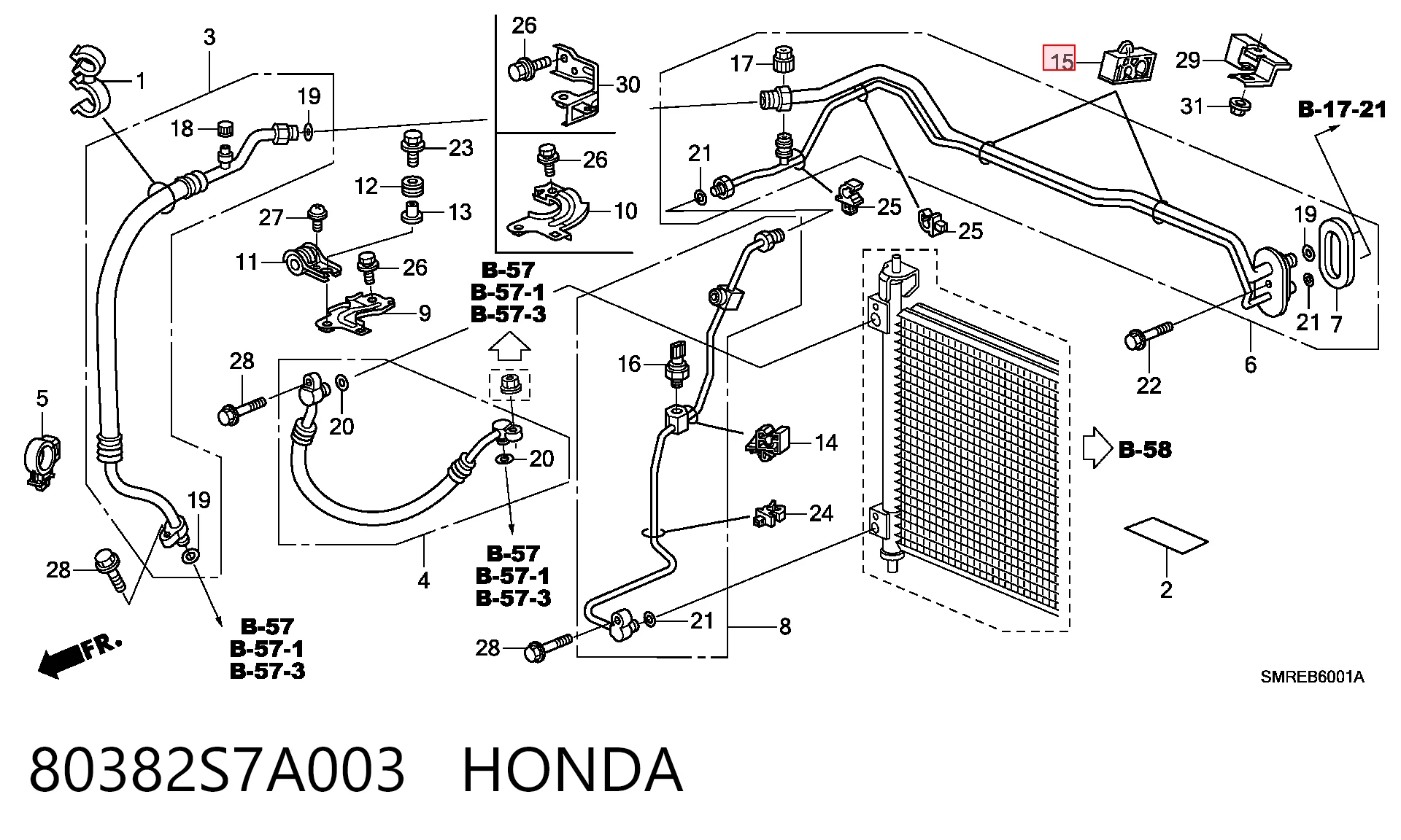 80382S7A003 Honda