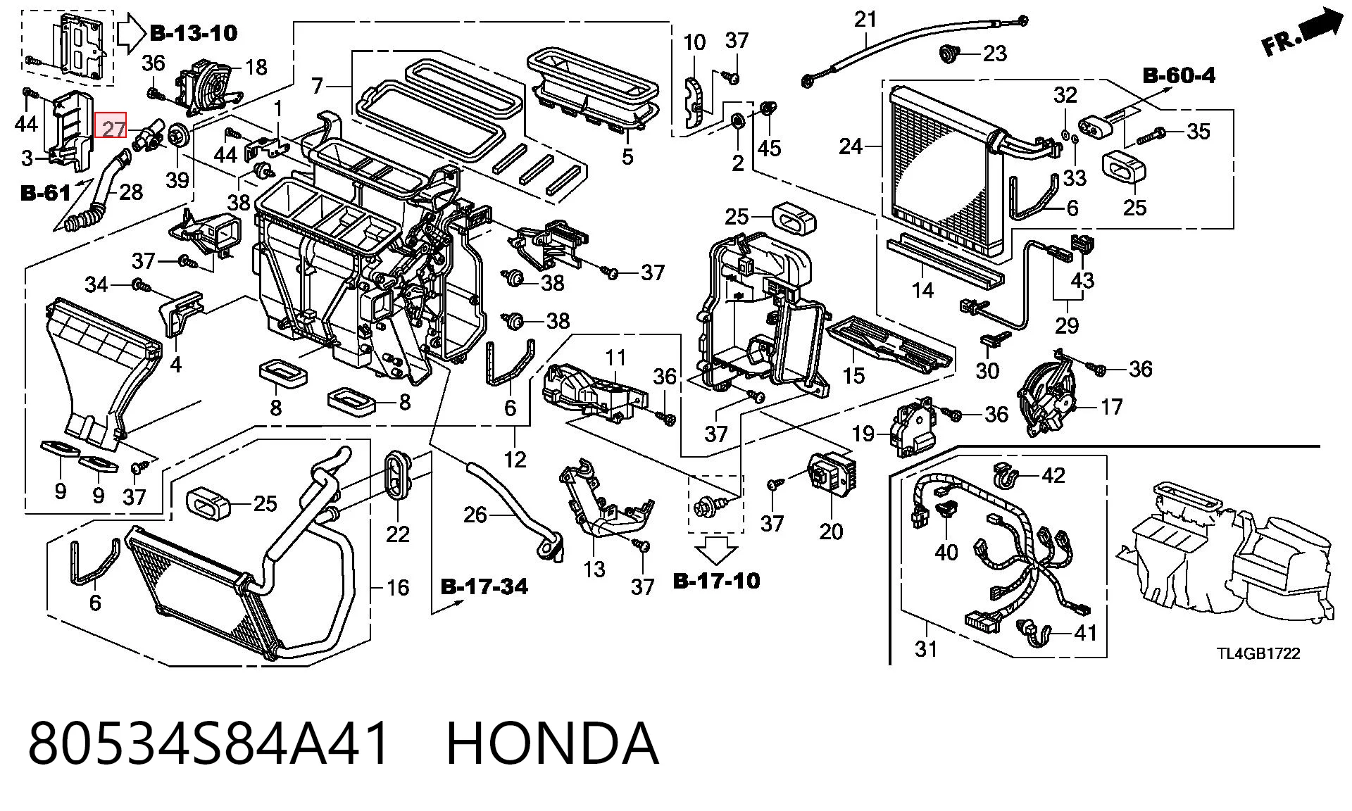 80534S84A41 Honda