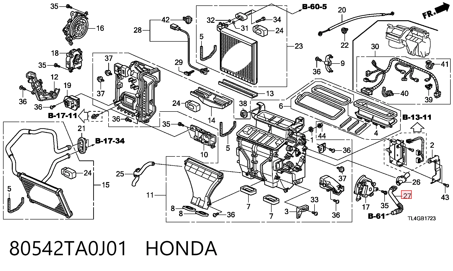 80542TA0J01 Honda
