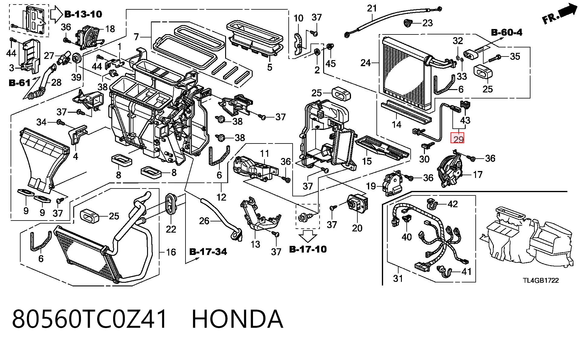 80560TC0Z41 Honda 