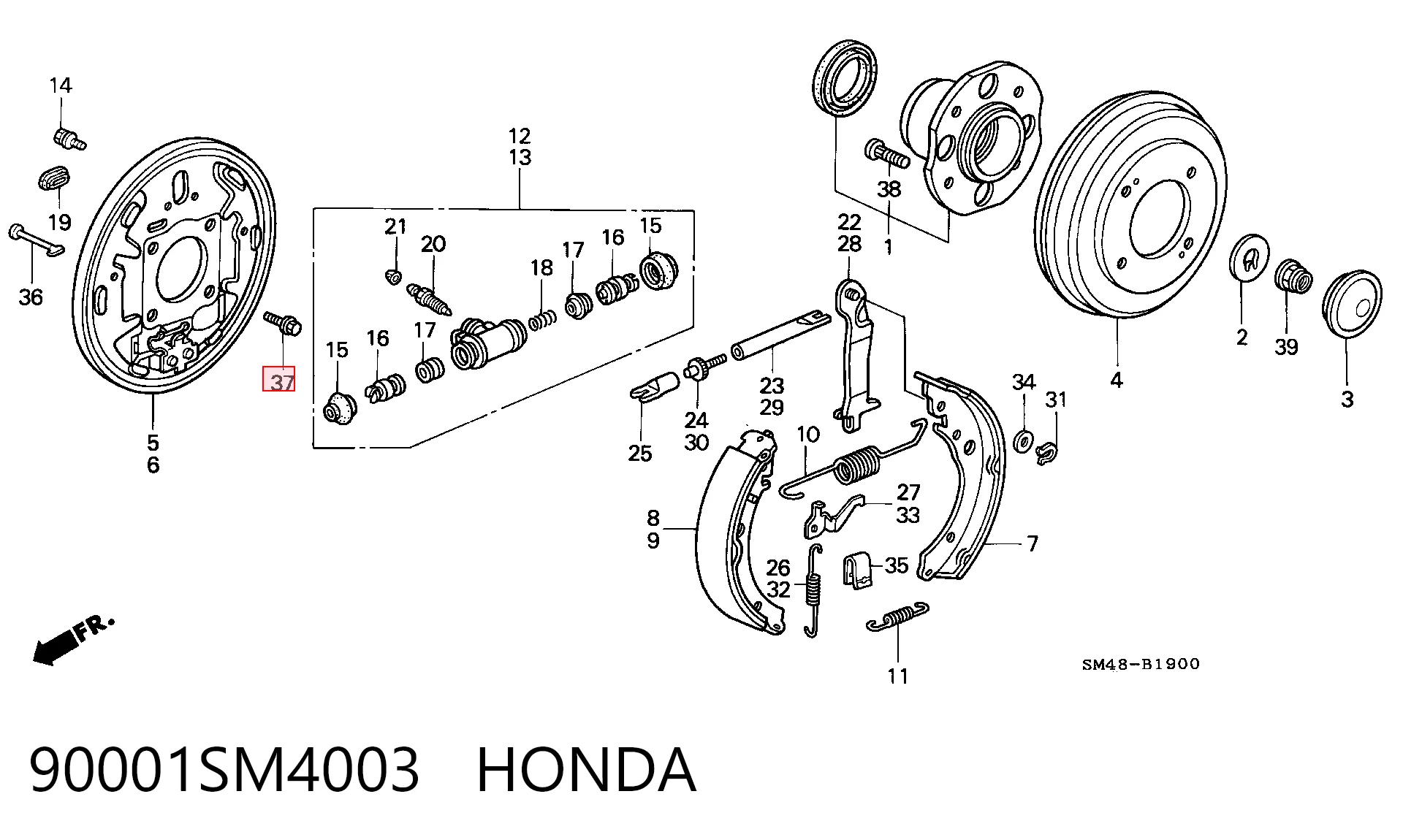 90001SM4003 Honda