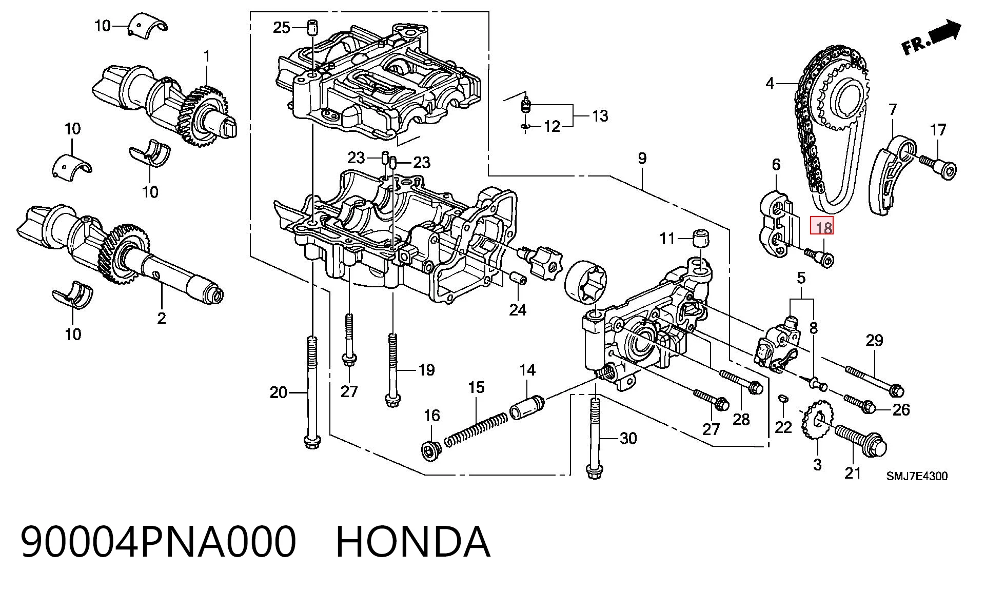 90004PNA000 Honda 