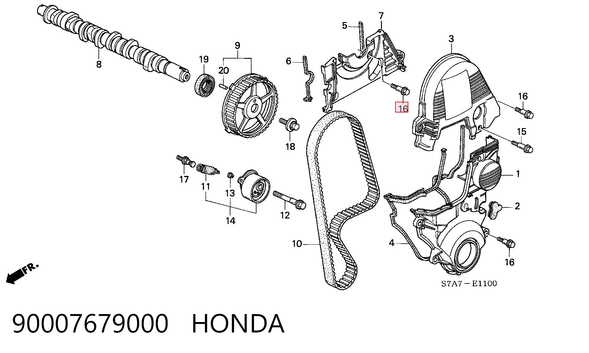 90007679000 Honda 