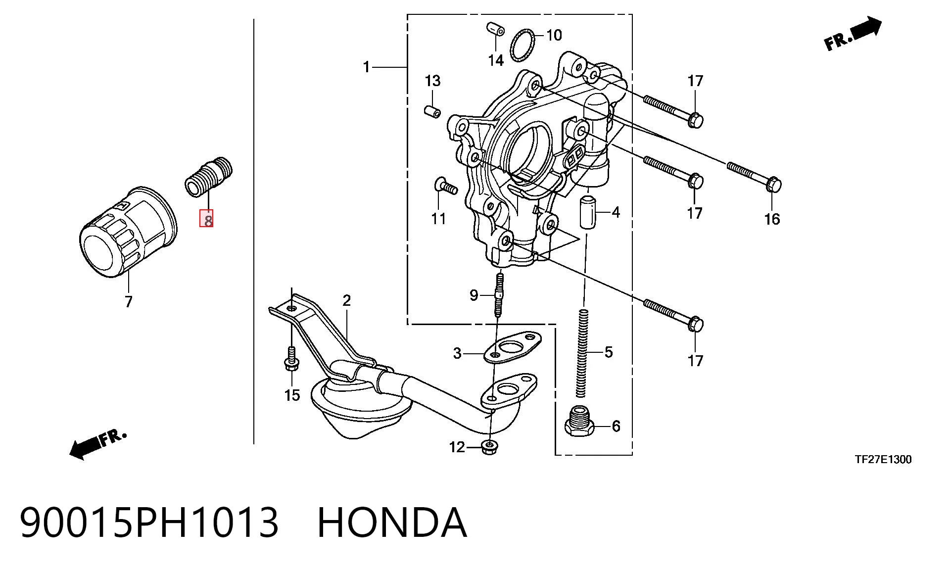90015PH1013 Honda