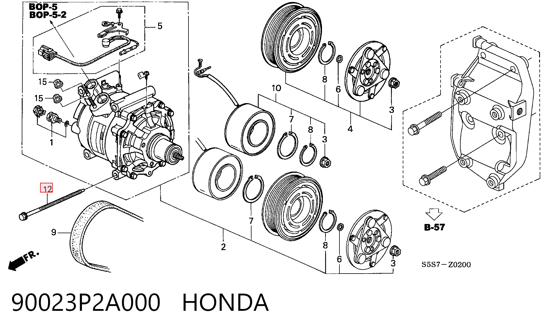 90023P2A000 Honda