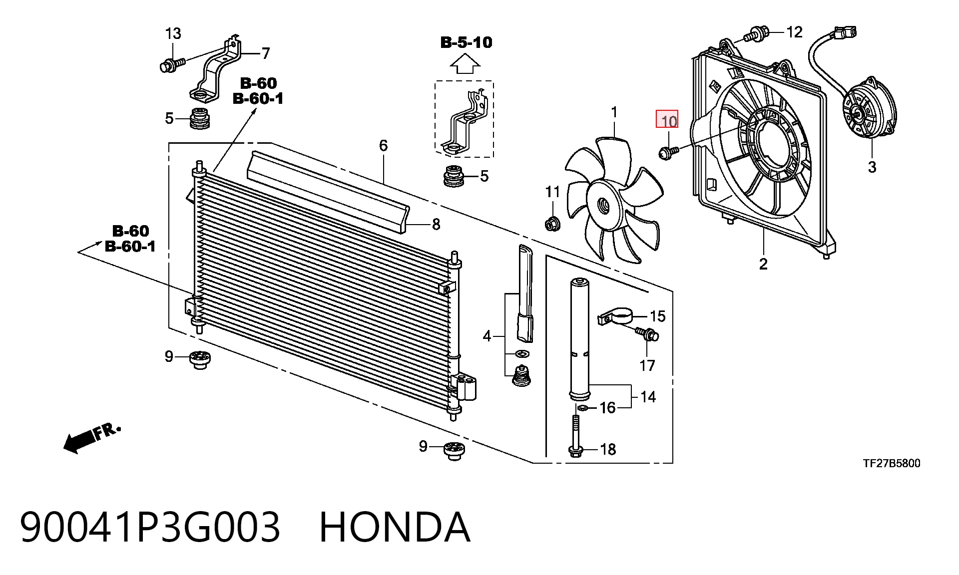90041P3G003 Honda