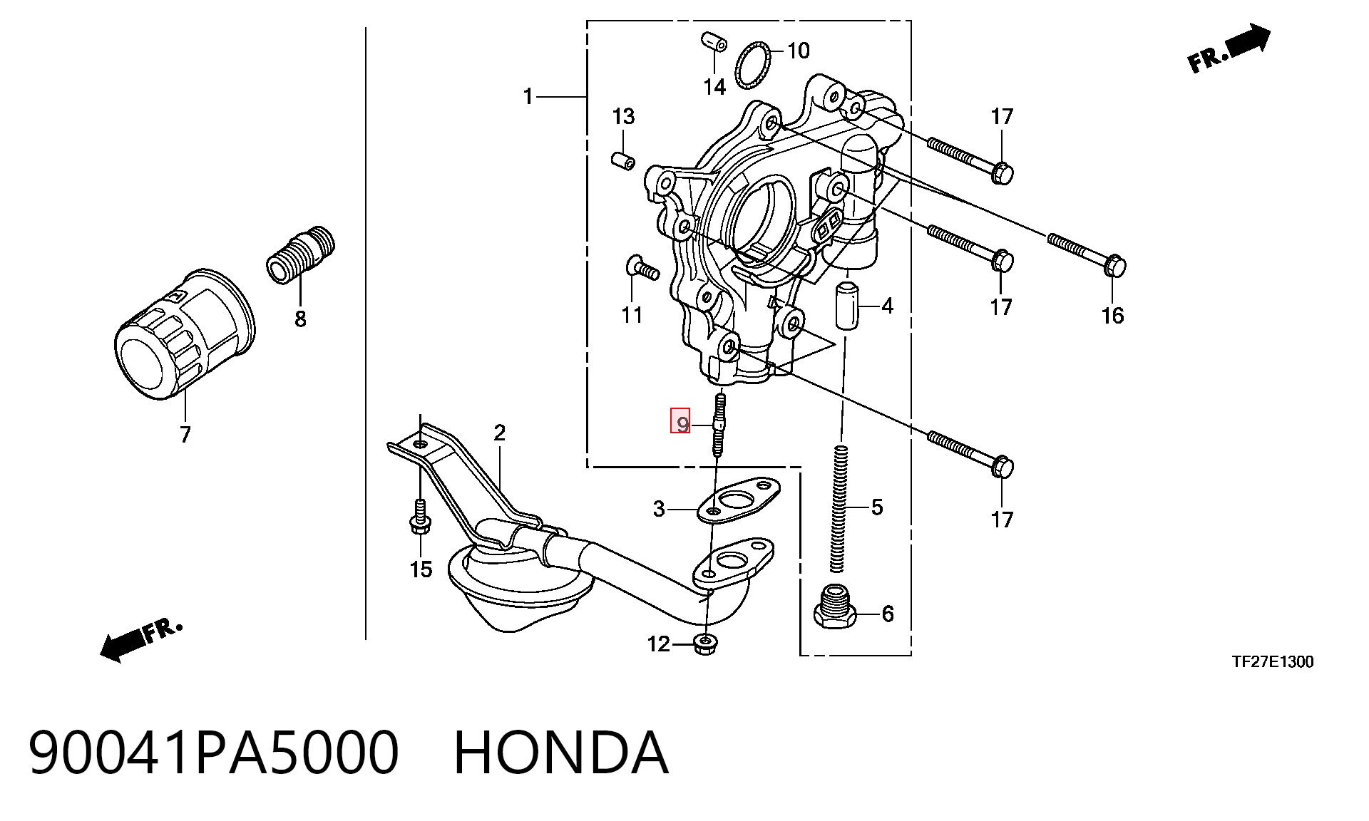 90041PA5000 Honda