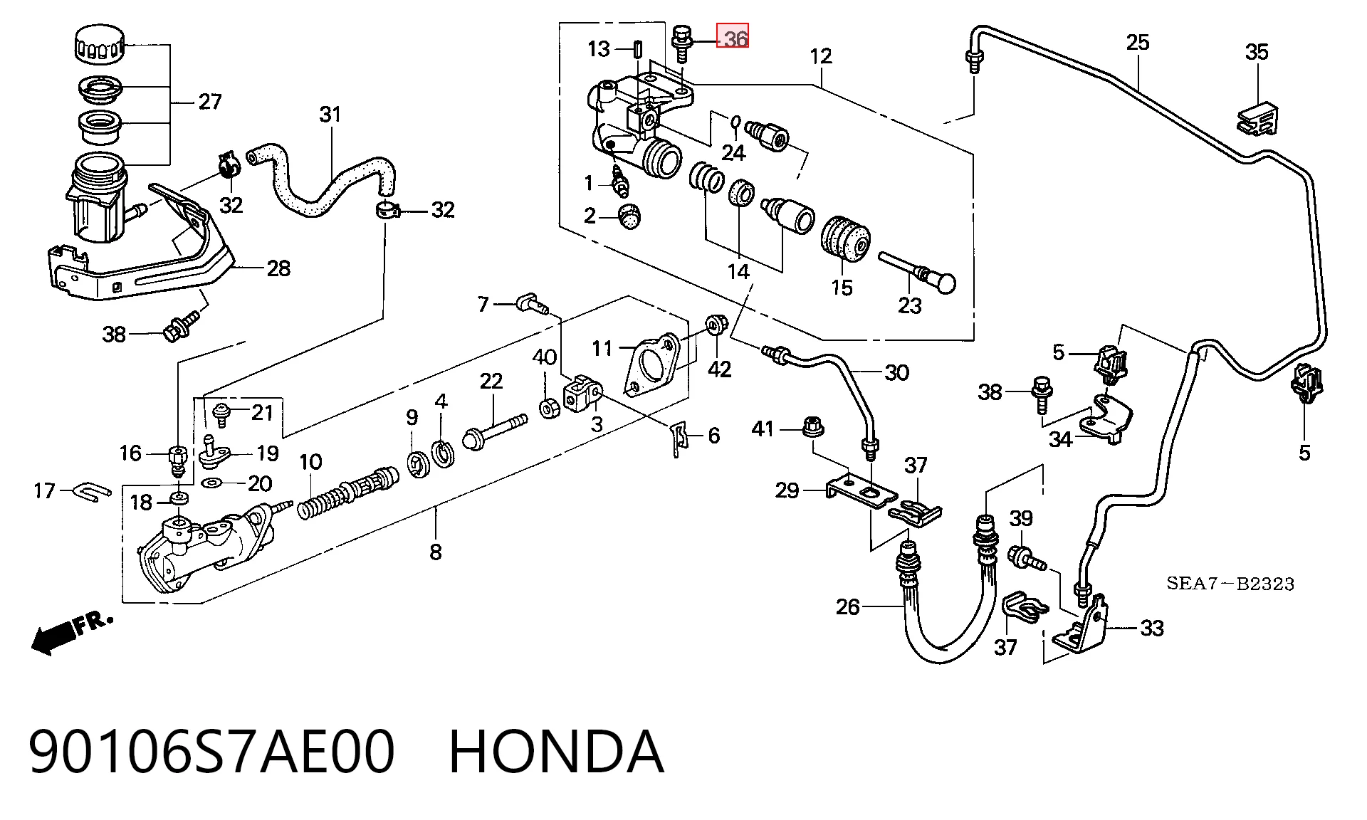 90106S7AE00 Honda