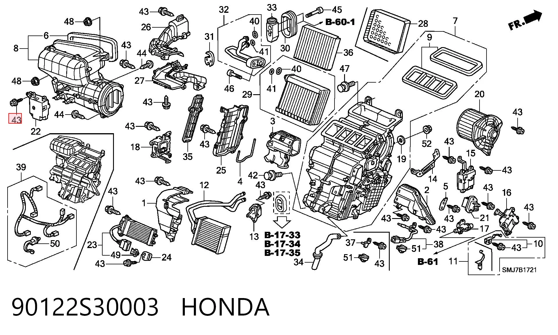 90122S30003 Honda