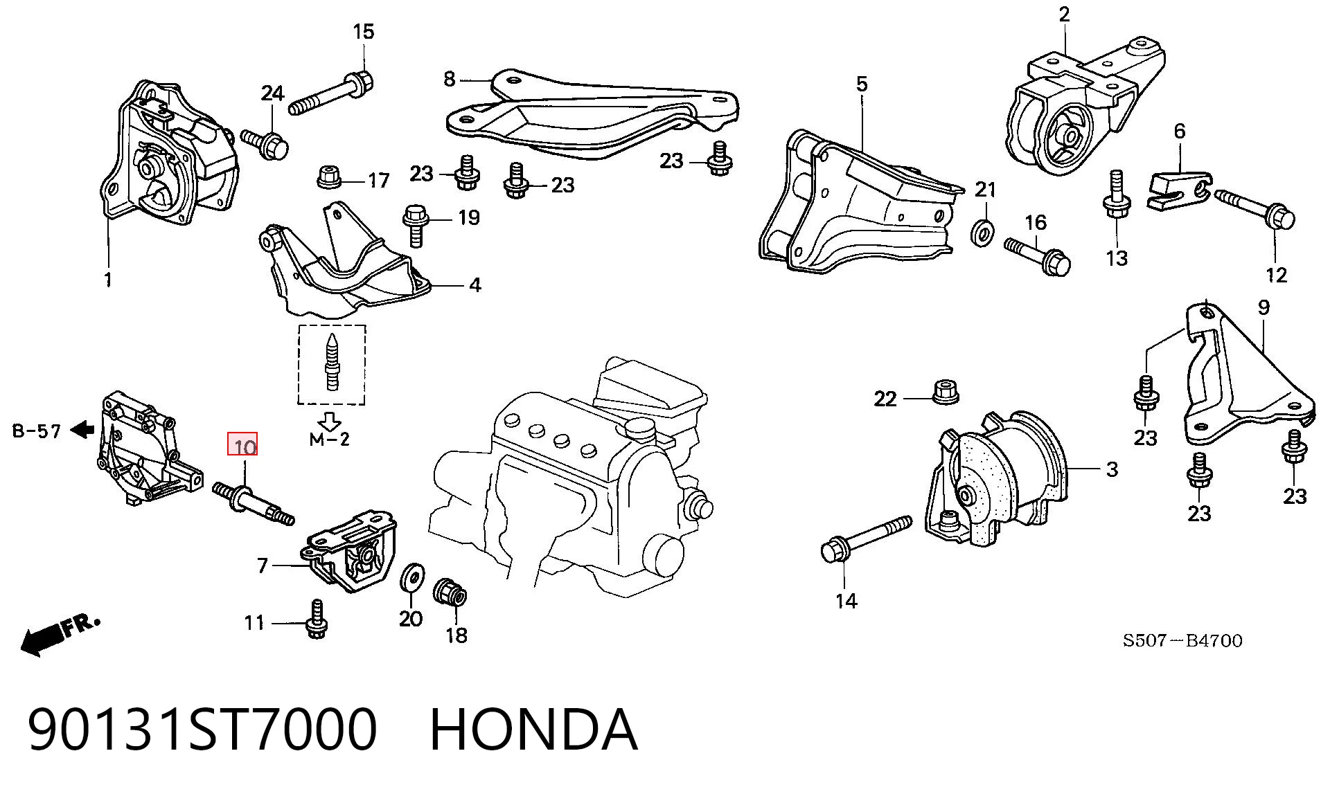 90131ST7000 Honda 
